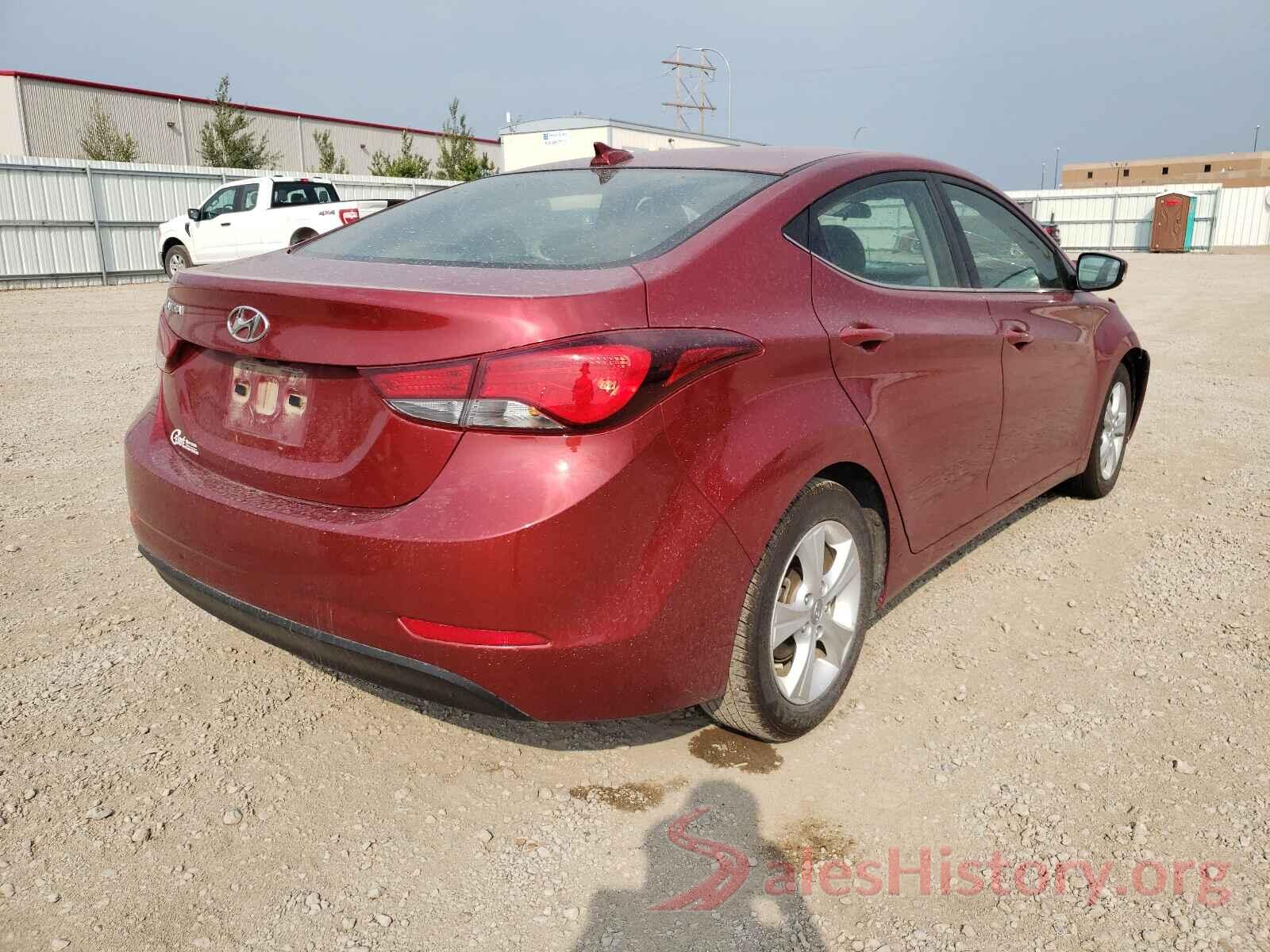 5NPDH4AE4GH764829 2016 HYUNDAI ELANTRA