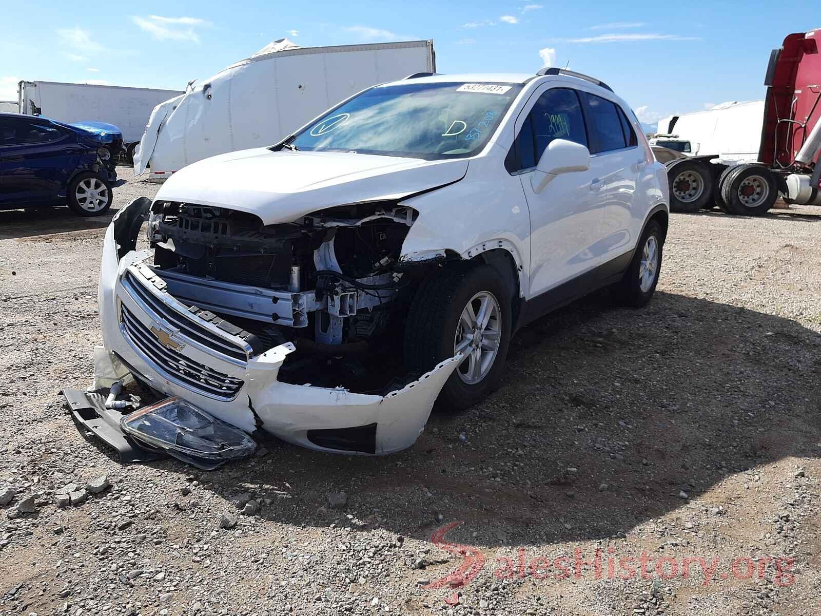 3GNCJLSB7GL137208 2016 CHEVROLET TRAX