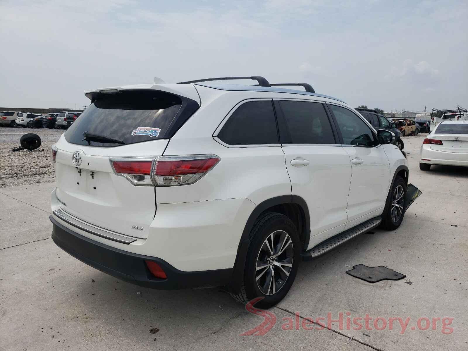 5TDKKRFH4GS186413 2016 TOYOTA HIGHLANDER