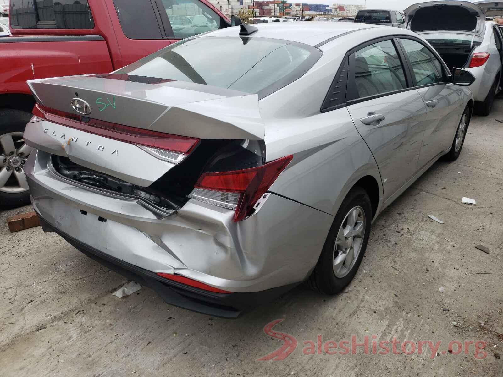 5NPLL4AG9MH037578 2021 HYUNDAI ELANTRA