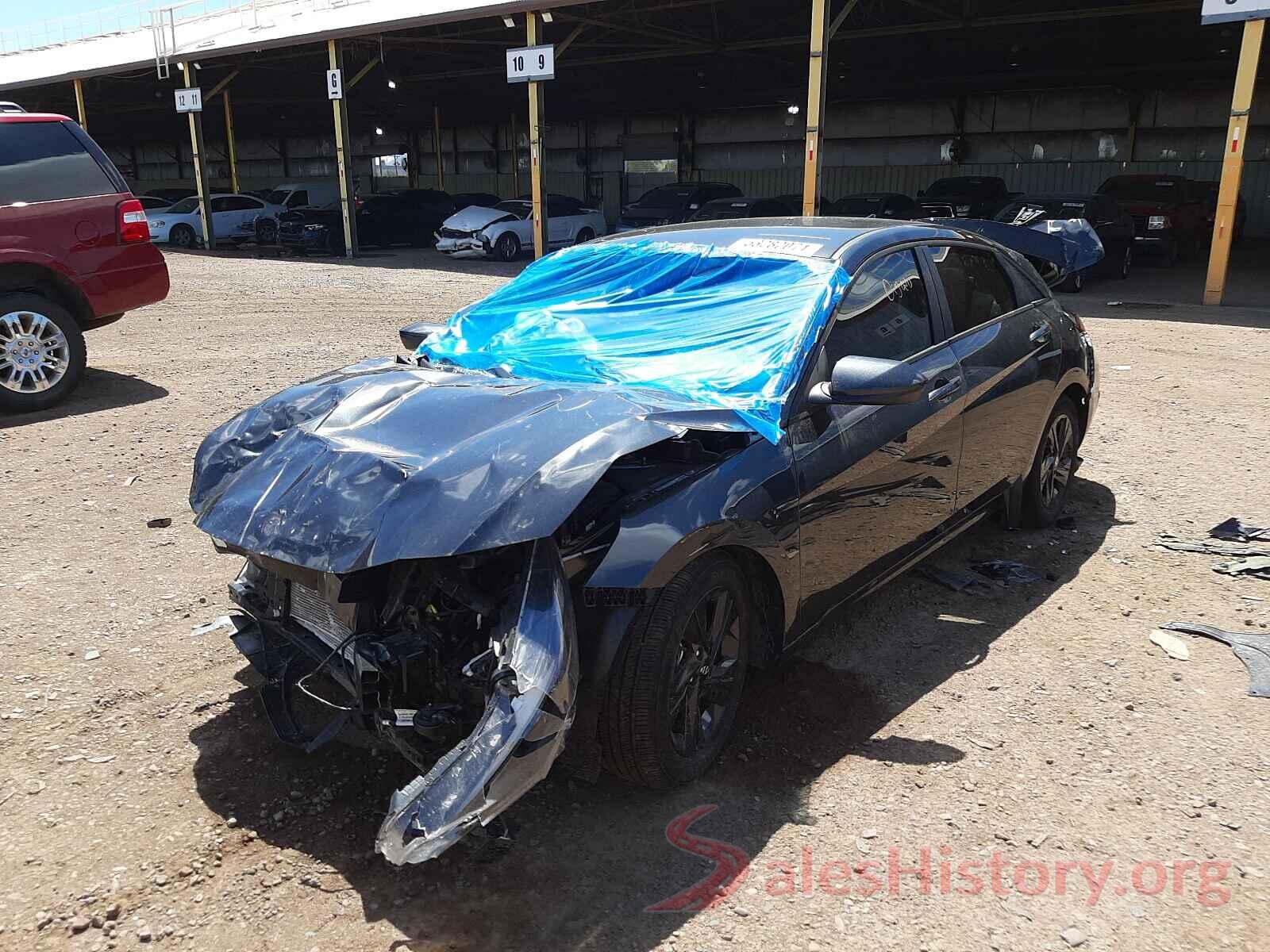 5NPLM4AG4MH030468 2021 HYUNDAI ELANTRA