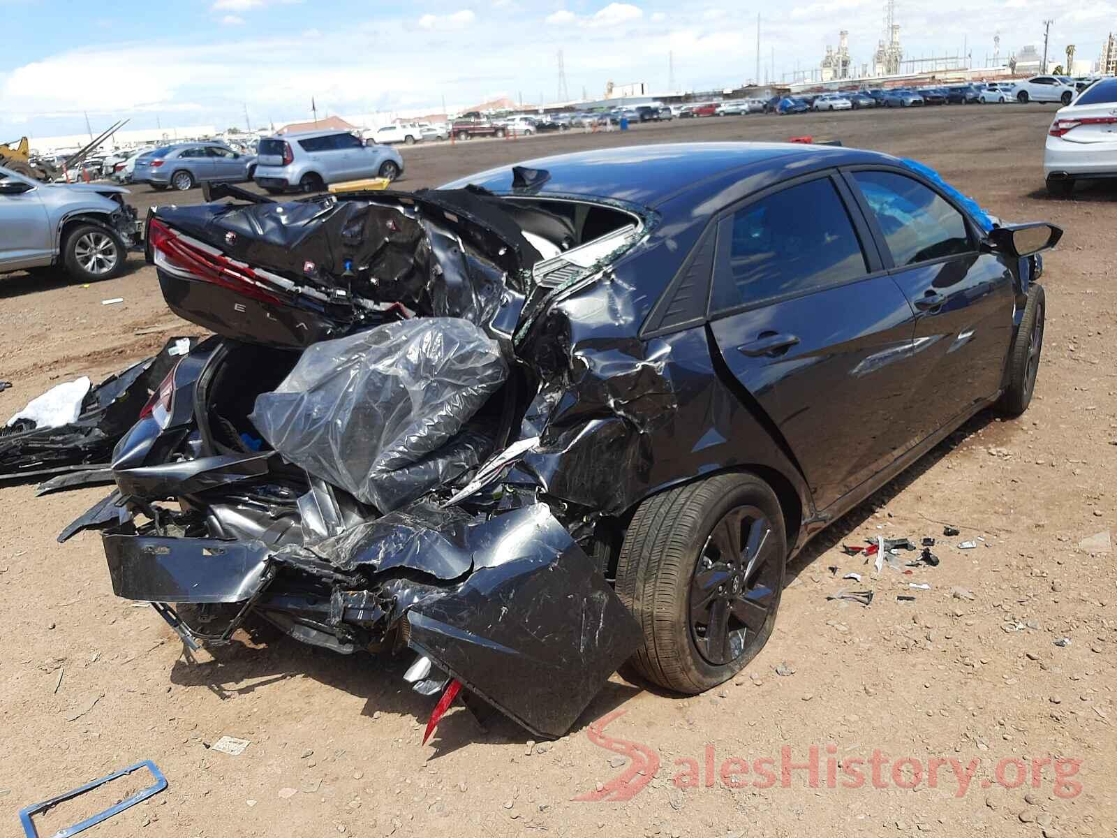 5NPLM4AG4MH030468 2021 HYUNDAI ELANTRA