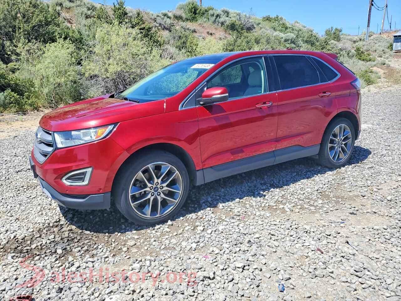 2017 FORD EDGE VIN 2FMPK4K86HBC21742, auction photo