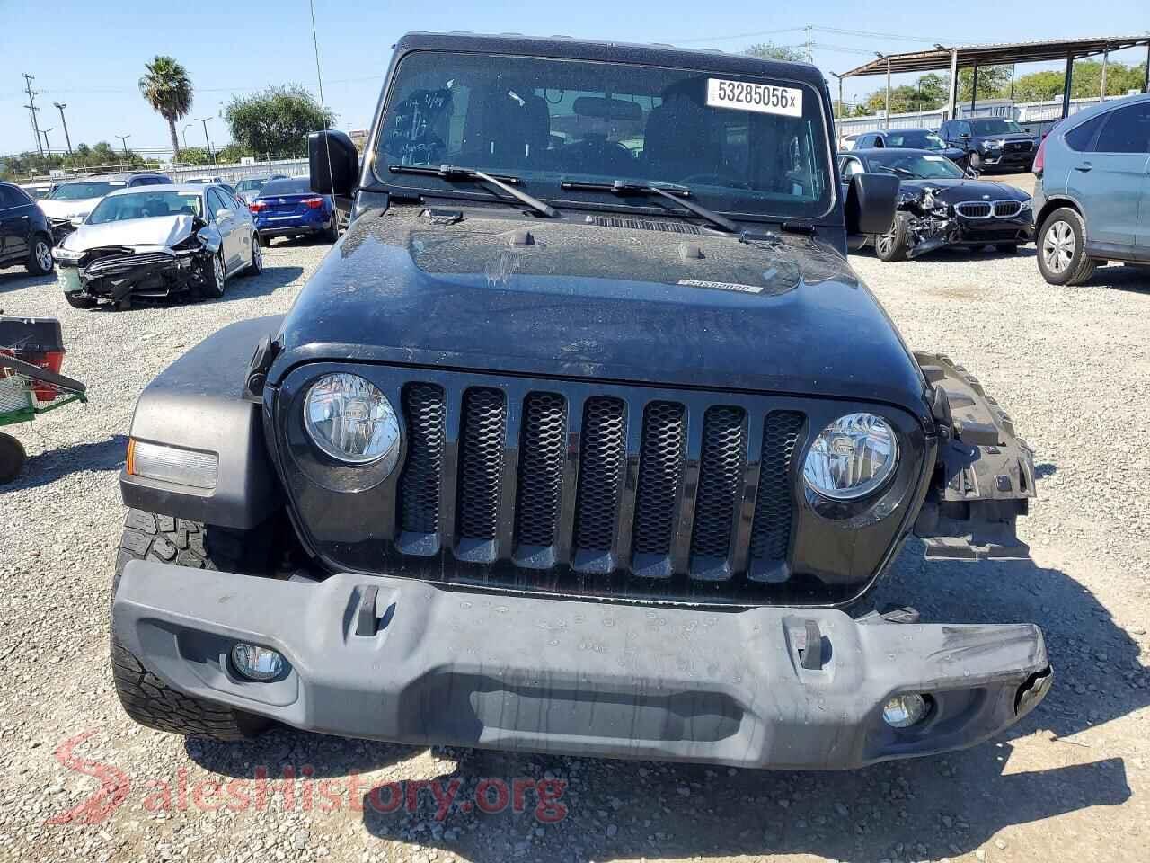 2019 JEEP WRANGLER VIN 1C4HJXDN5KW563740, rear view