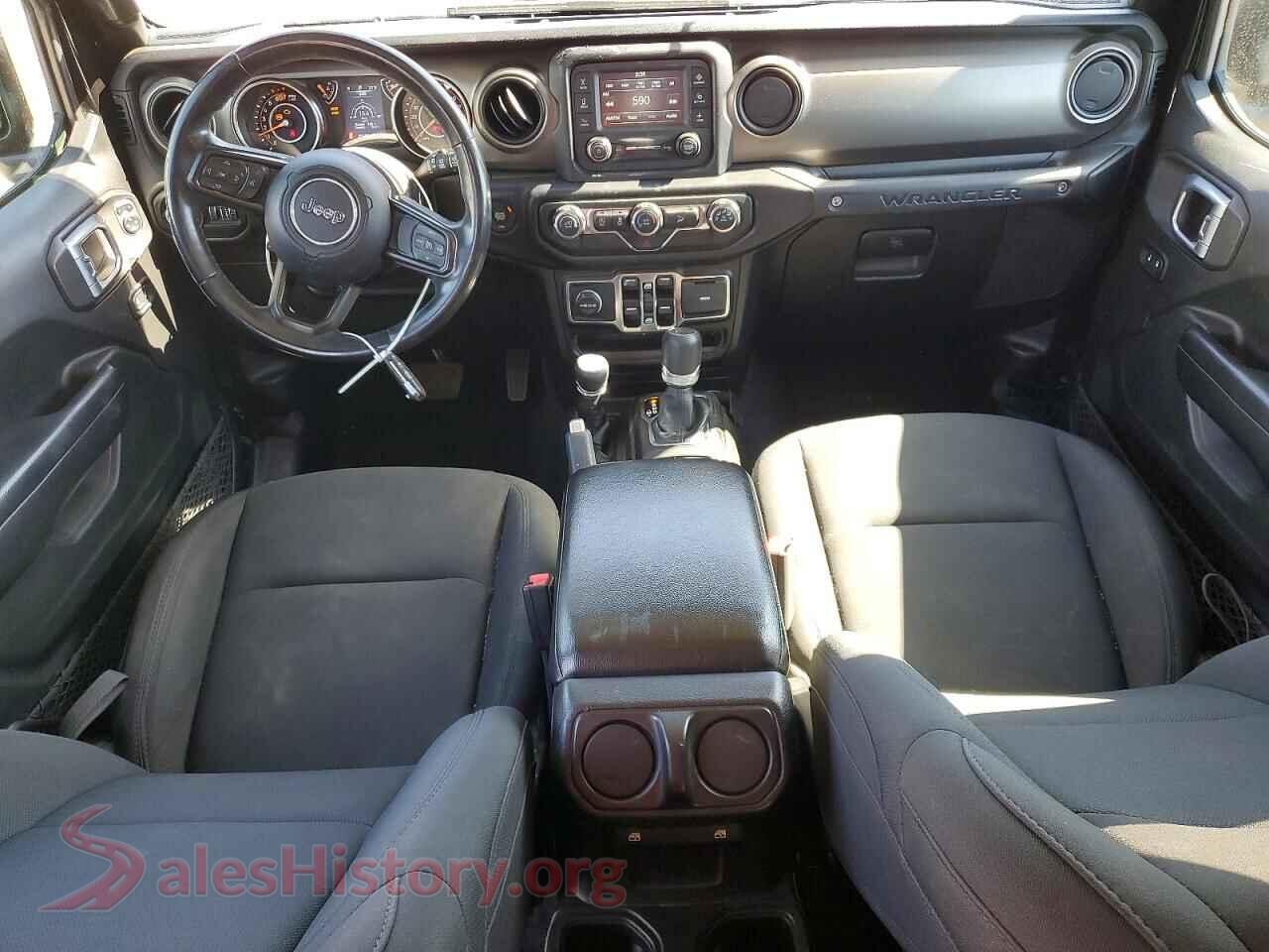 2019 JEEP WRANGLER VIN 1C4HJXDN5KW563740, interior dashboard