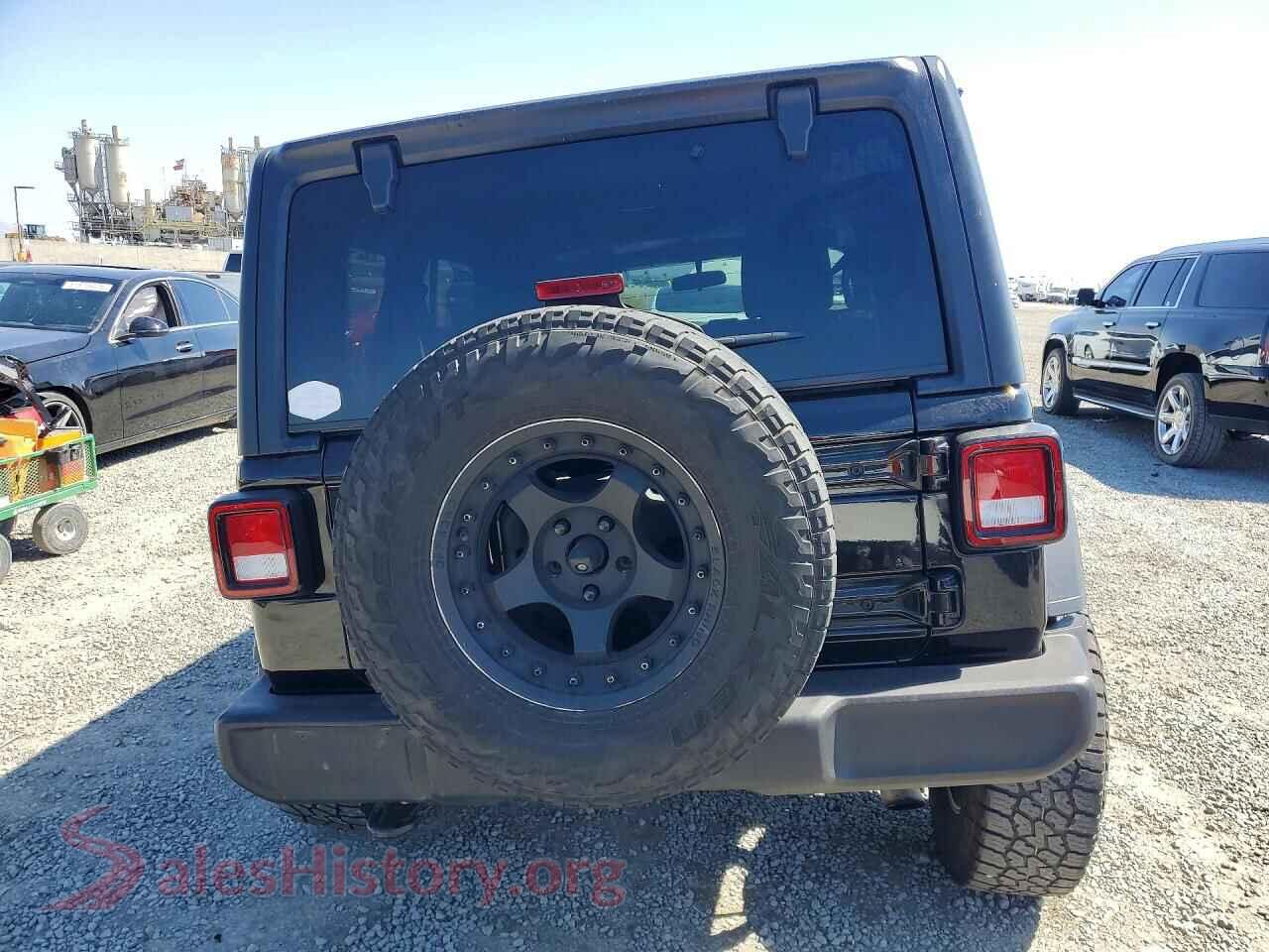2019 JEEP WRANGLER VIN 1C4HJXDN5KW563740, left side view