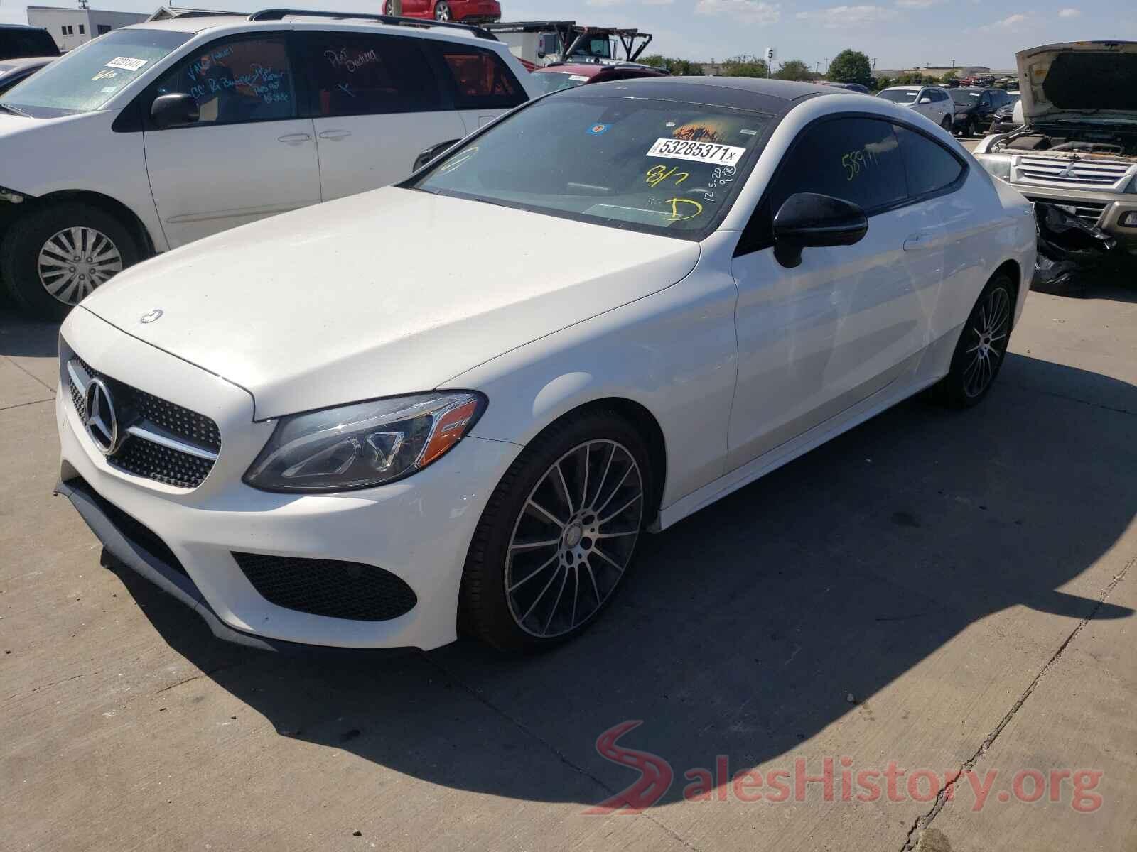 WDDWJ4JB2HF367298 2017 MERCEDES-BENZ C-CLASS