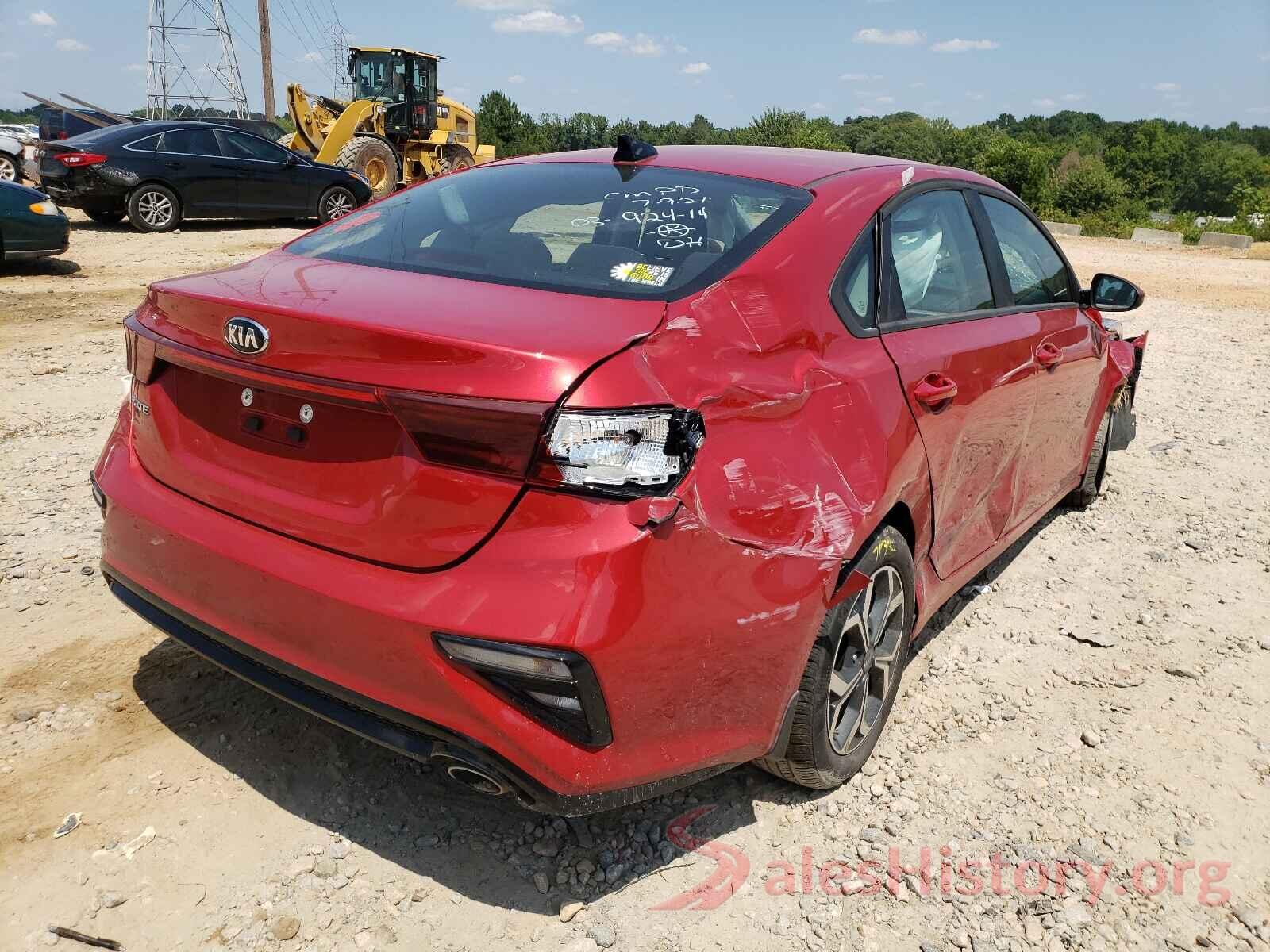 3KPF24AD4LE256165 2020 KIA FORTE