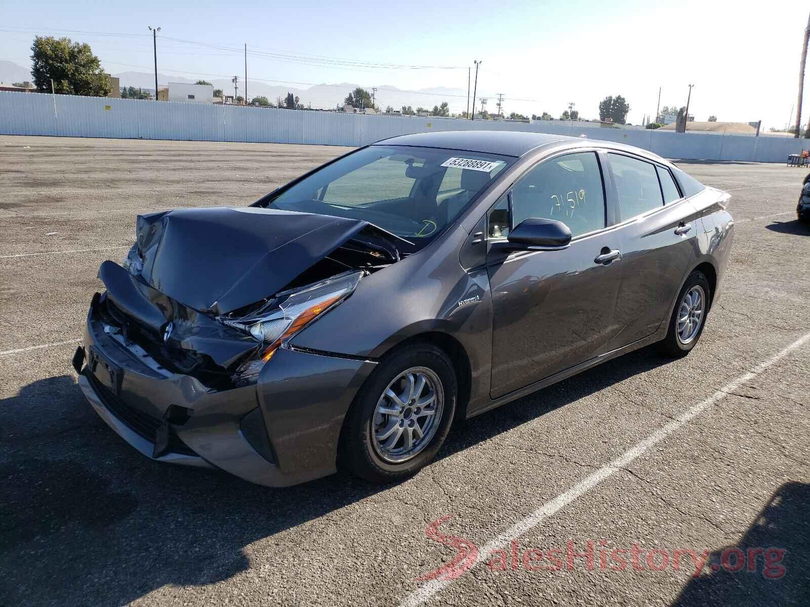 JTDKBRFU5G3530085 2016 TOYOTA PRIUS