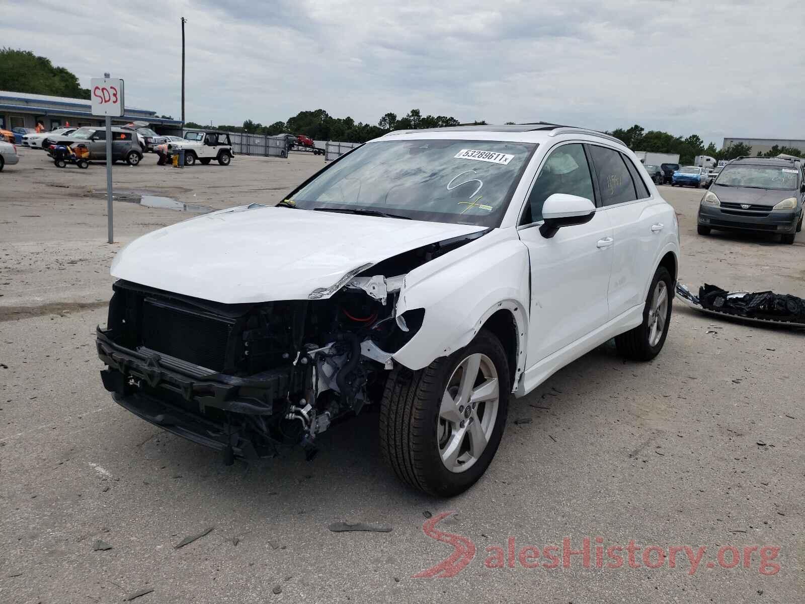 WA1AUCF34M1068579 2021 AUDI Q3