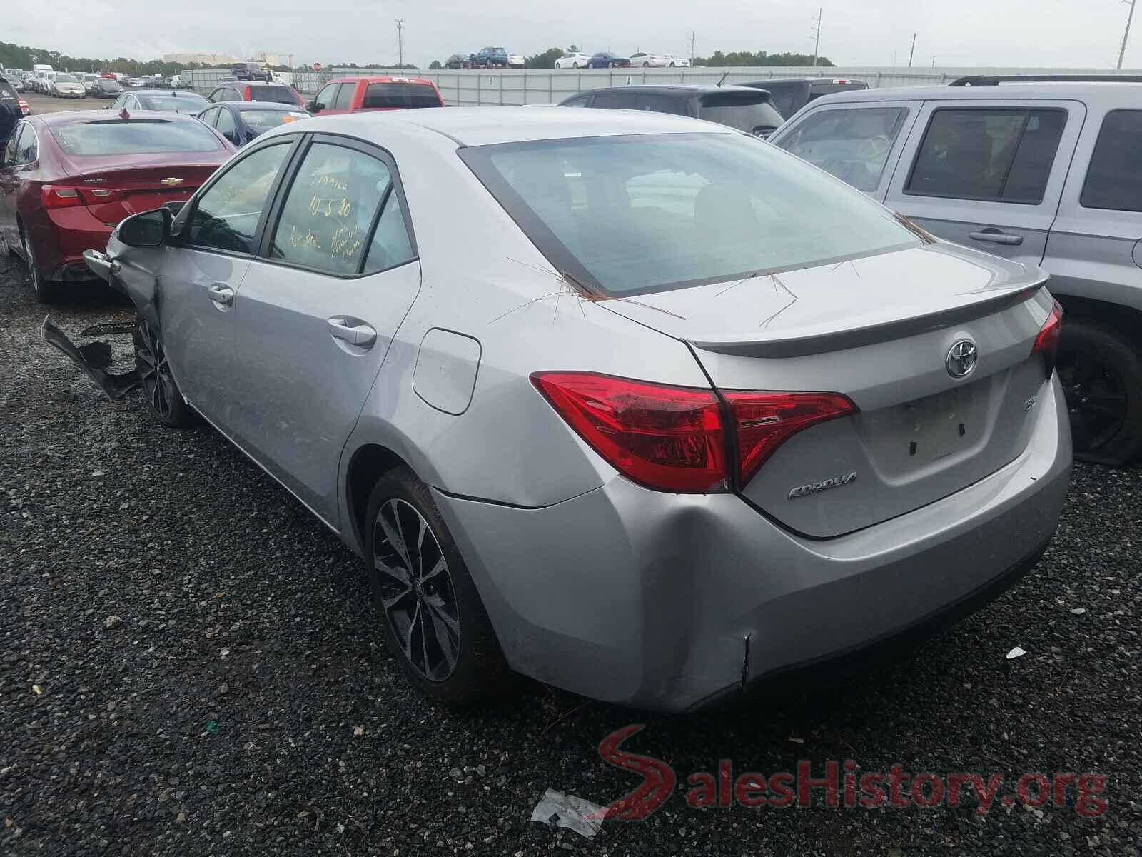 2T1BURHE9KC242165 2019 TOYOTA COROLLA