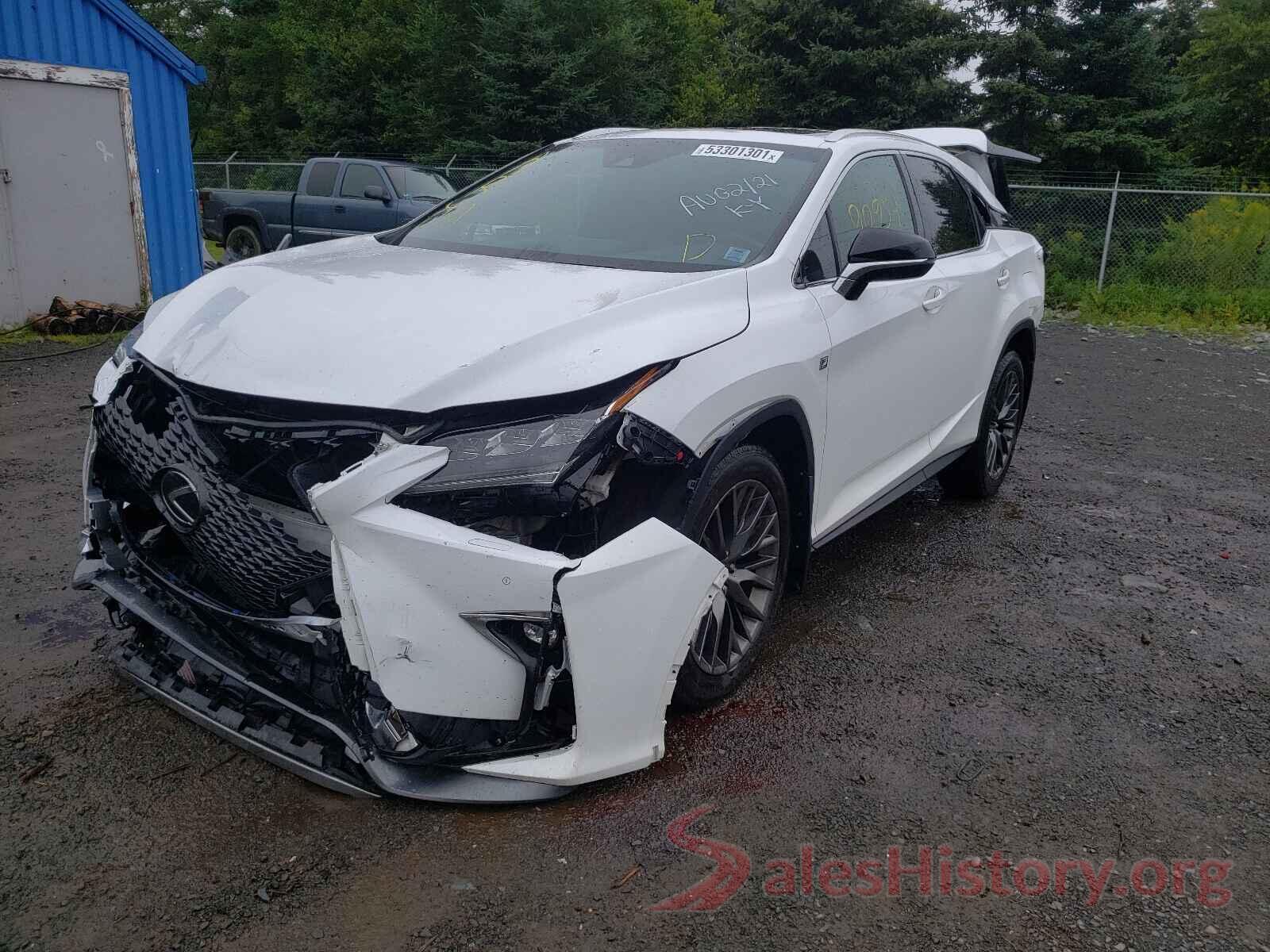 2T2BZMCA9HC091549 2017 LEXUS RX350