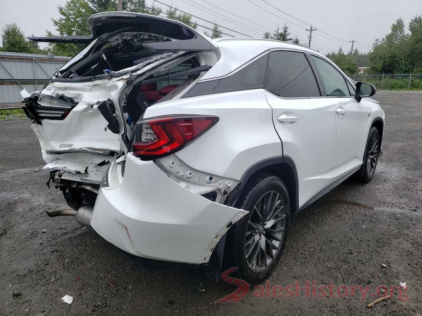 2T2BZMCA9HC091549 2017 LEXUS RX350