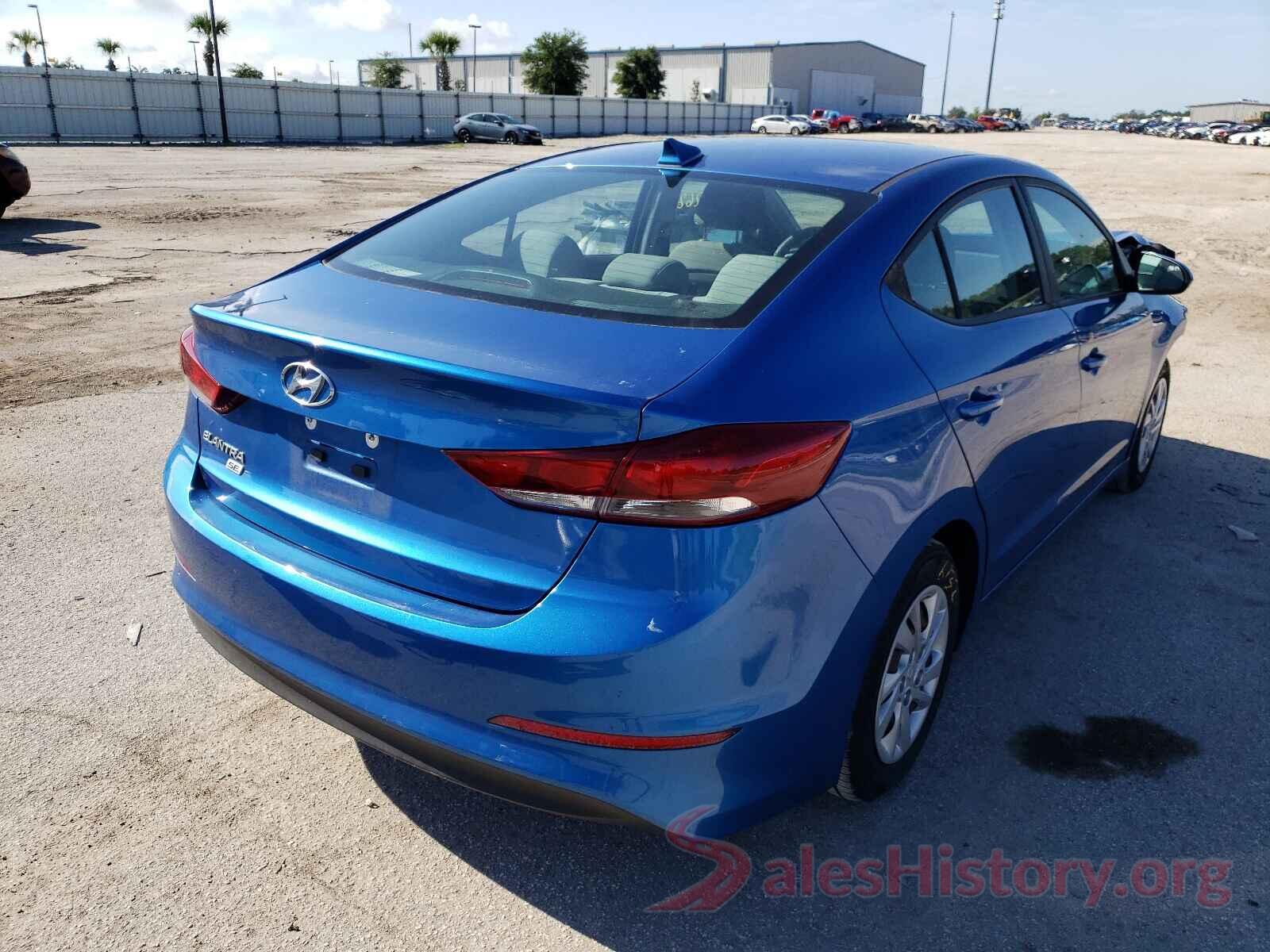 5NPD74LF4HH171840 2017 HYUNDAI ELANTRA