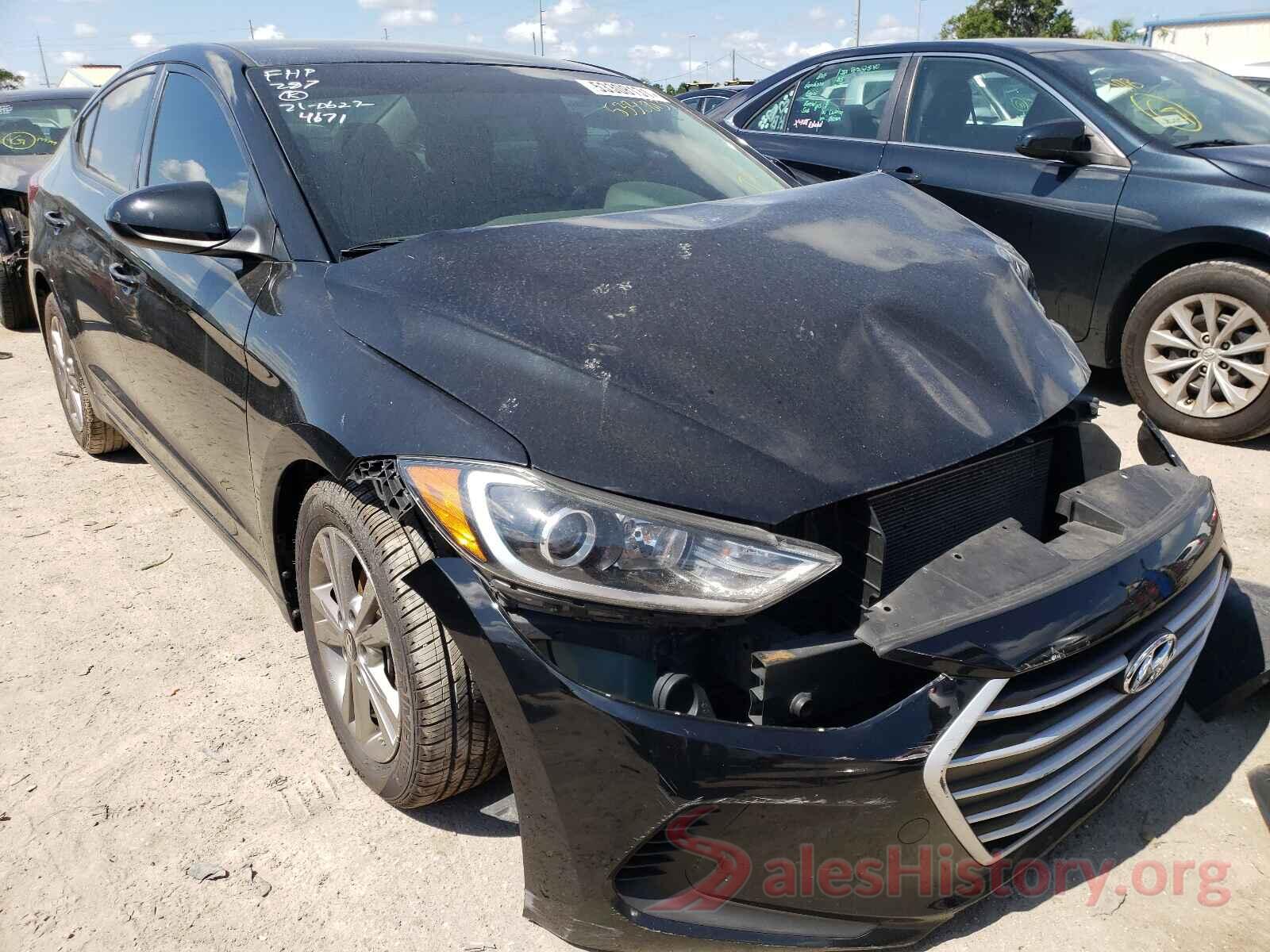 KMHD84LFXJU610611 2018 HYUNDAI ELANTRA