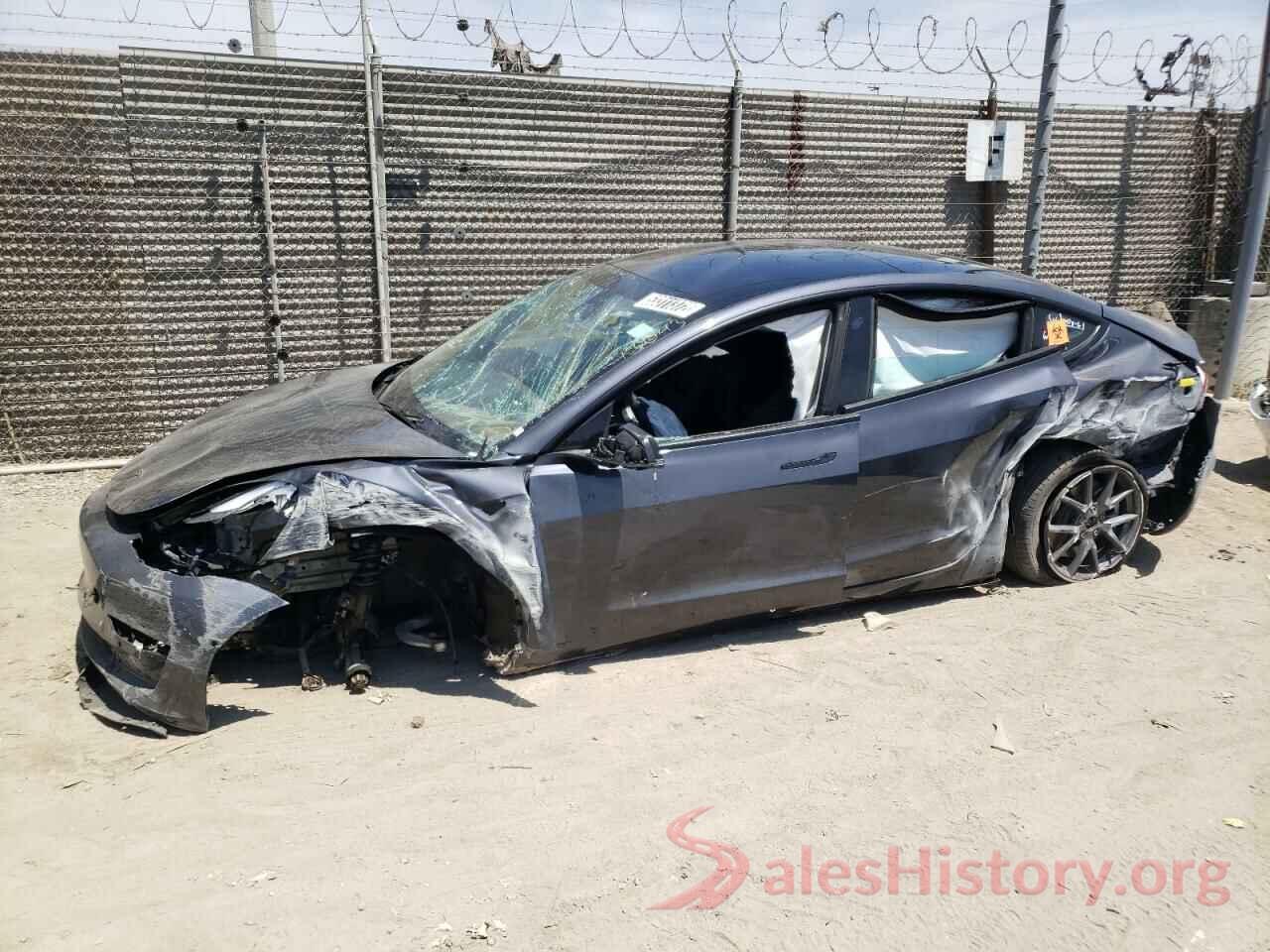 5YJ3E1EBXNF192213 2022 TESLA MODEL 3