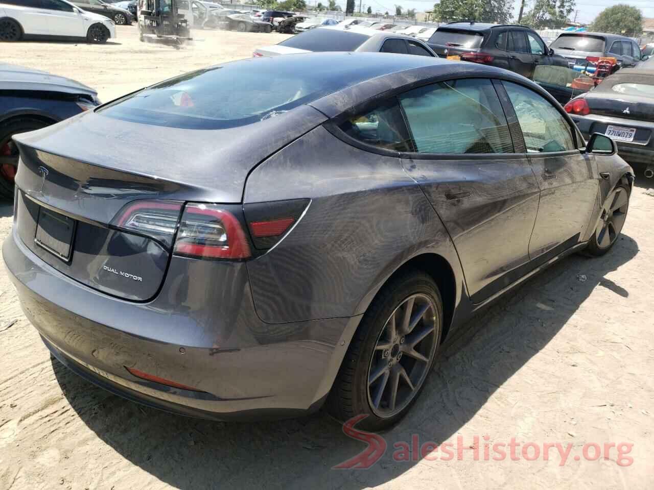 5YJ3E1EBXNF192213 2022 TESLA MODEL 3