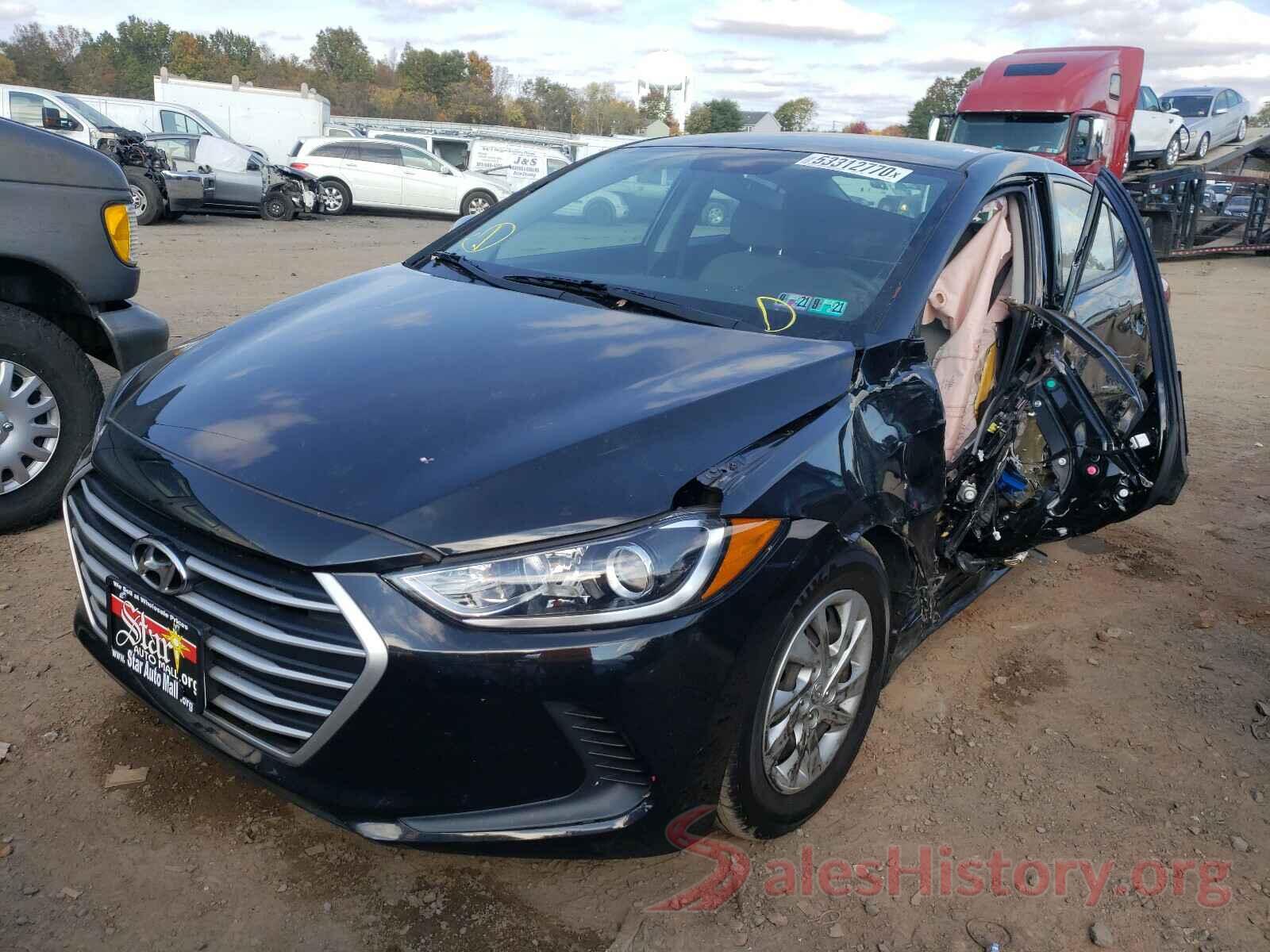 5NPD74LF2HH162456 2017 HYUNDAI ELANTRA