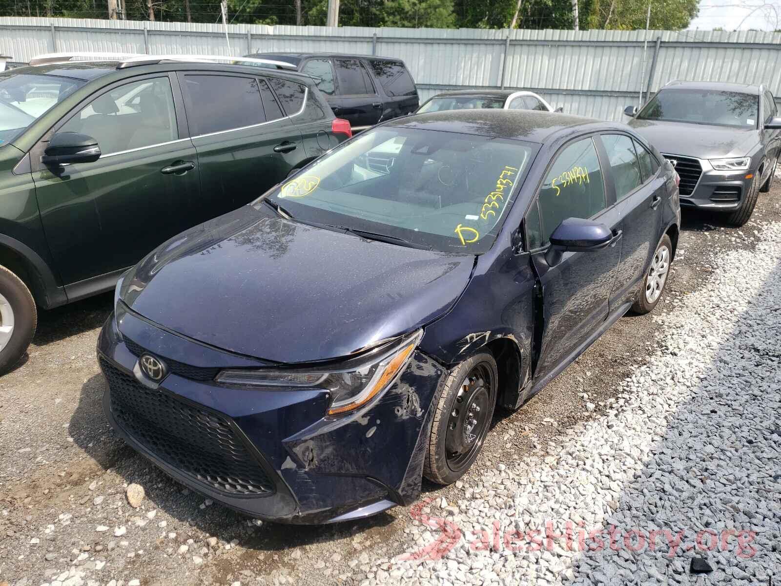 5YFEPMAE2MP168124 2021 TOYOTA COROLLA