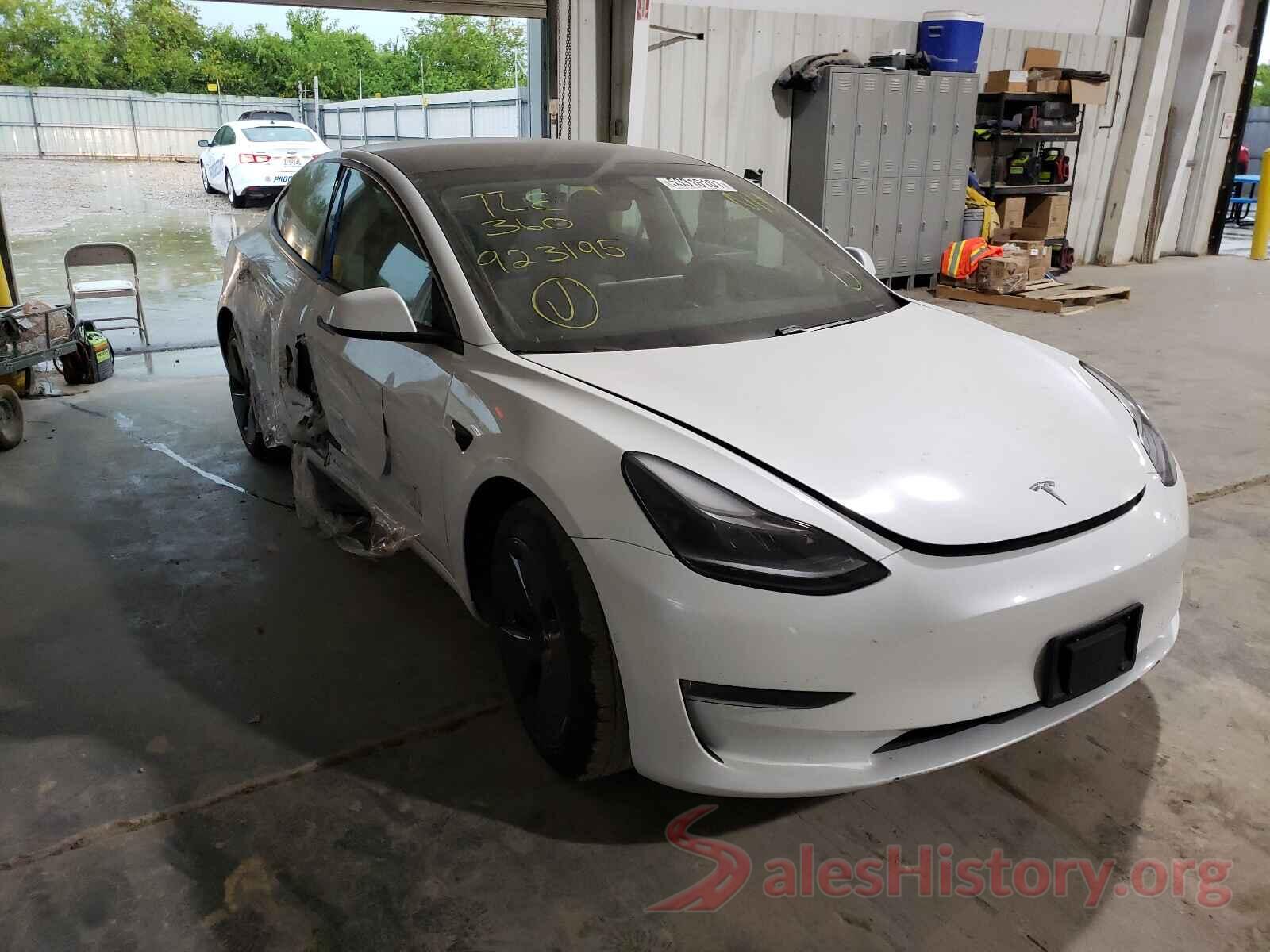 5YJ3E1EA1MF923195 2021 TESLA MODEL 3