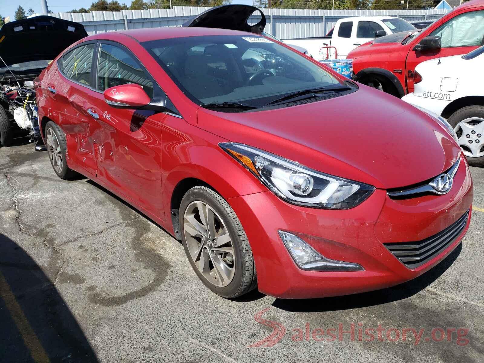 KMHDH4AE4GU597129 2016 HYUNDAI ELANTRA