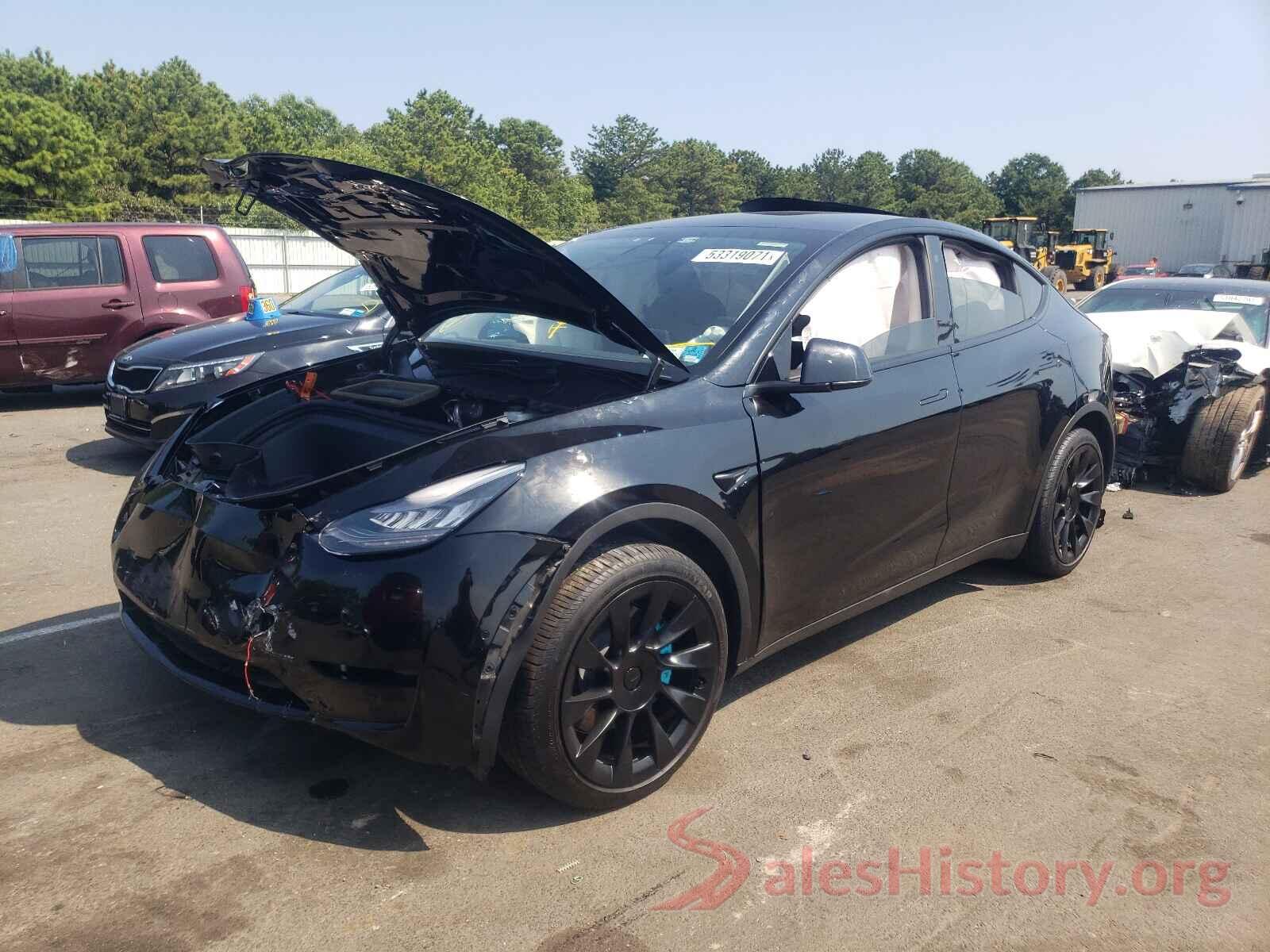 5YJYGDEE7MF115731 2021 TESLA MODEL Y