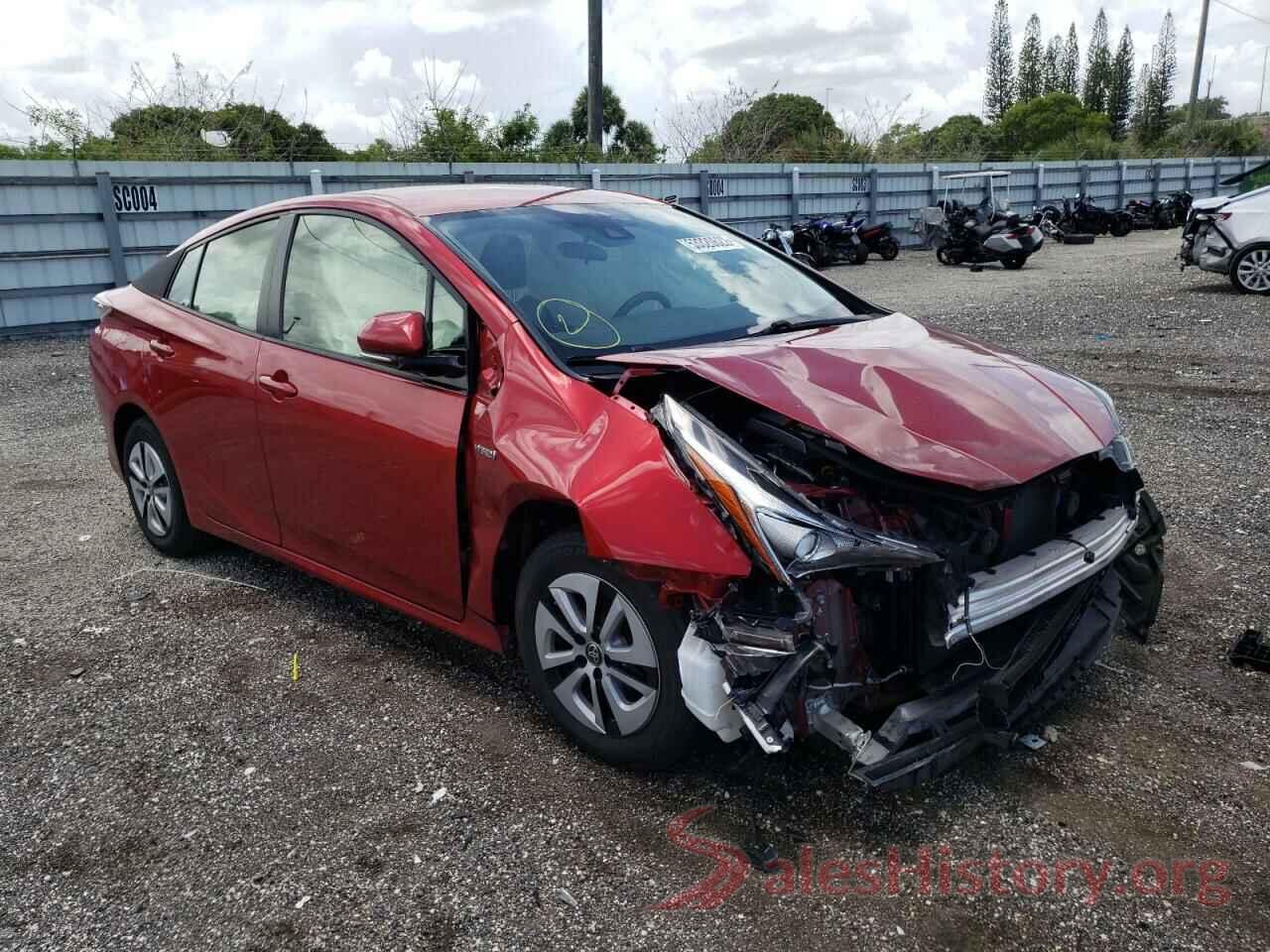 JTDKARFU6H3532304 2017 TOYOTA PRIUS