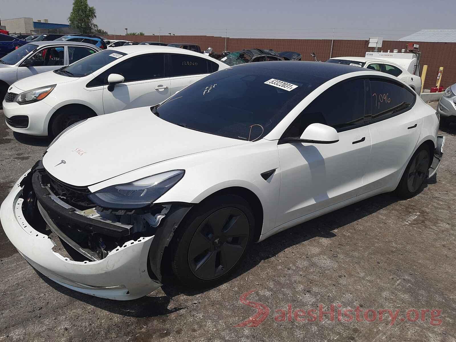 5YJ3E1EA9MF867801 2021 TESLA MODEL 3