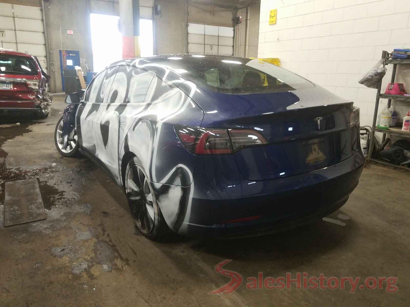 5YJ3E1EB4JF088519 2018 TESLA MODEL 3