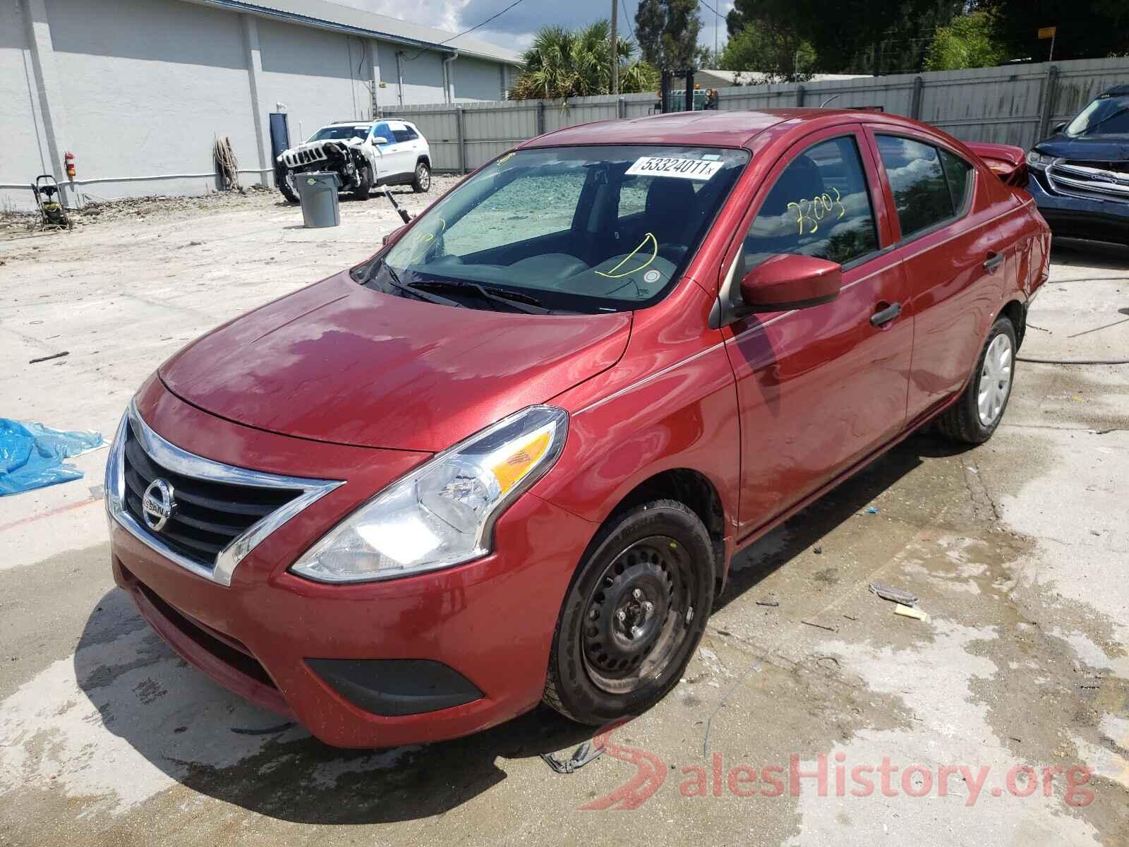 3N1CN7AP8KL817325 2019 NISSAN VERSA