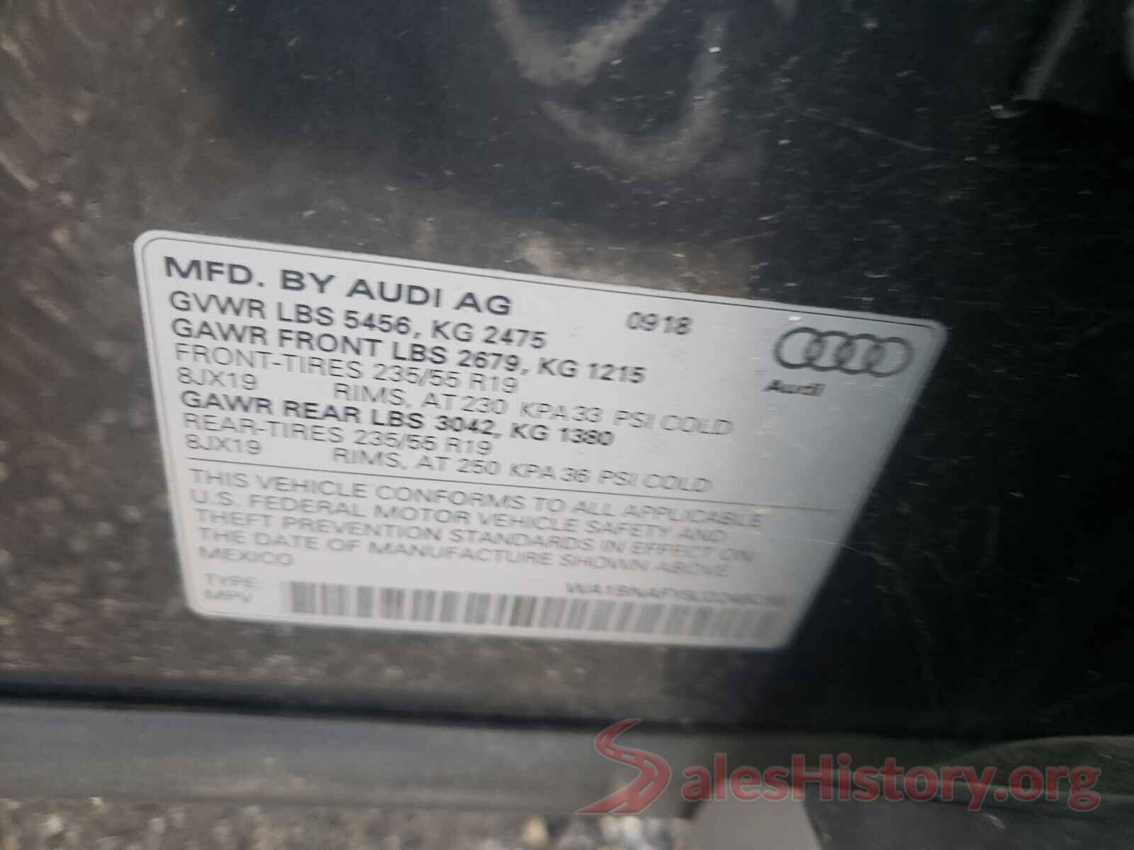 WA1BNAFY9J2248258 2018 AUDI Q5