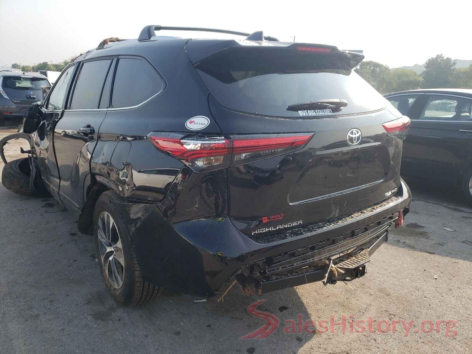 5TDGZRBH9MS549839 2021 TOYOTA HIGHLANDER