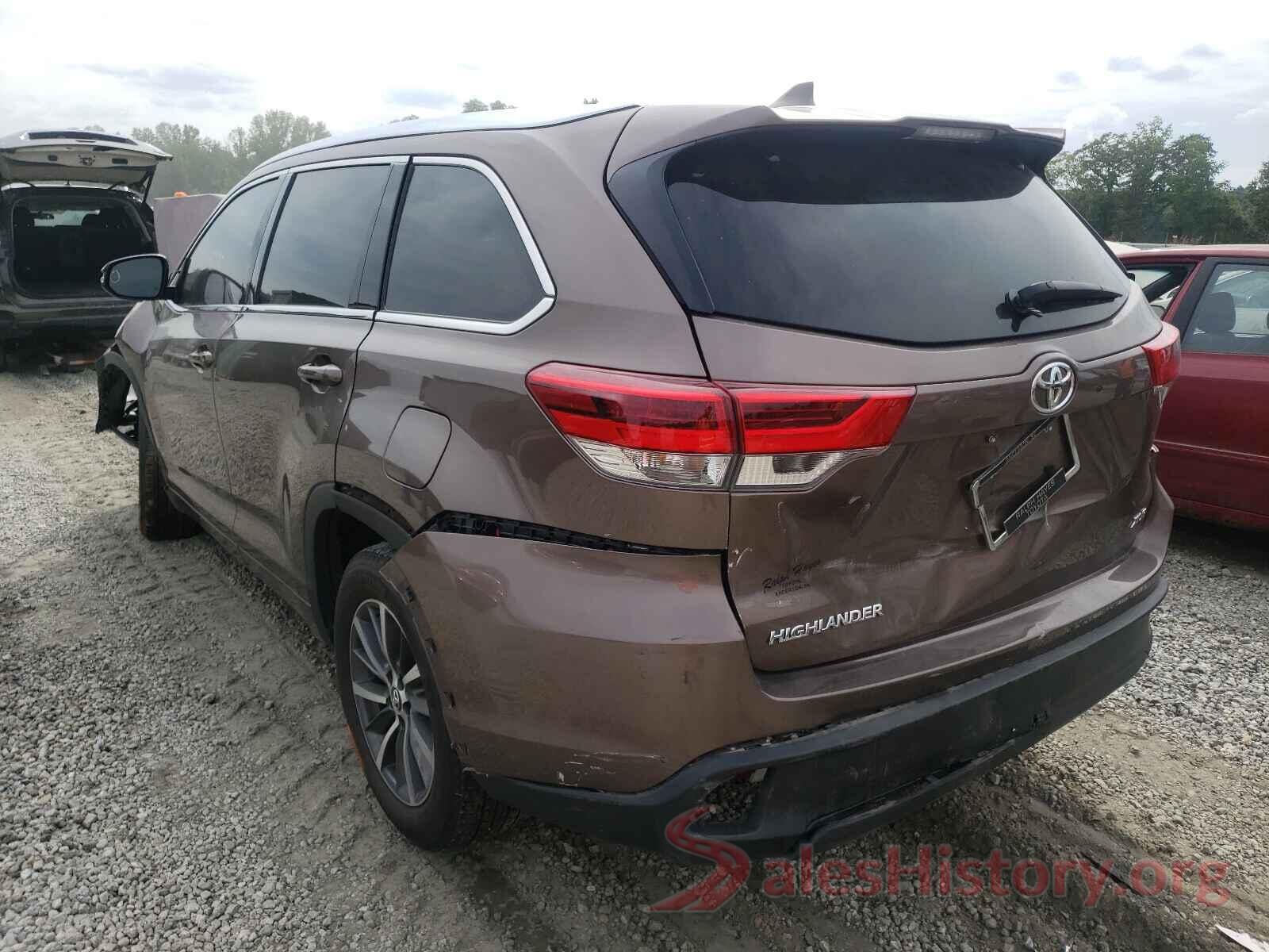 5TDKZRFH8JS279602 2018 TOYOTA HIGHLANDER