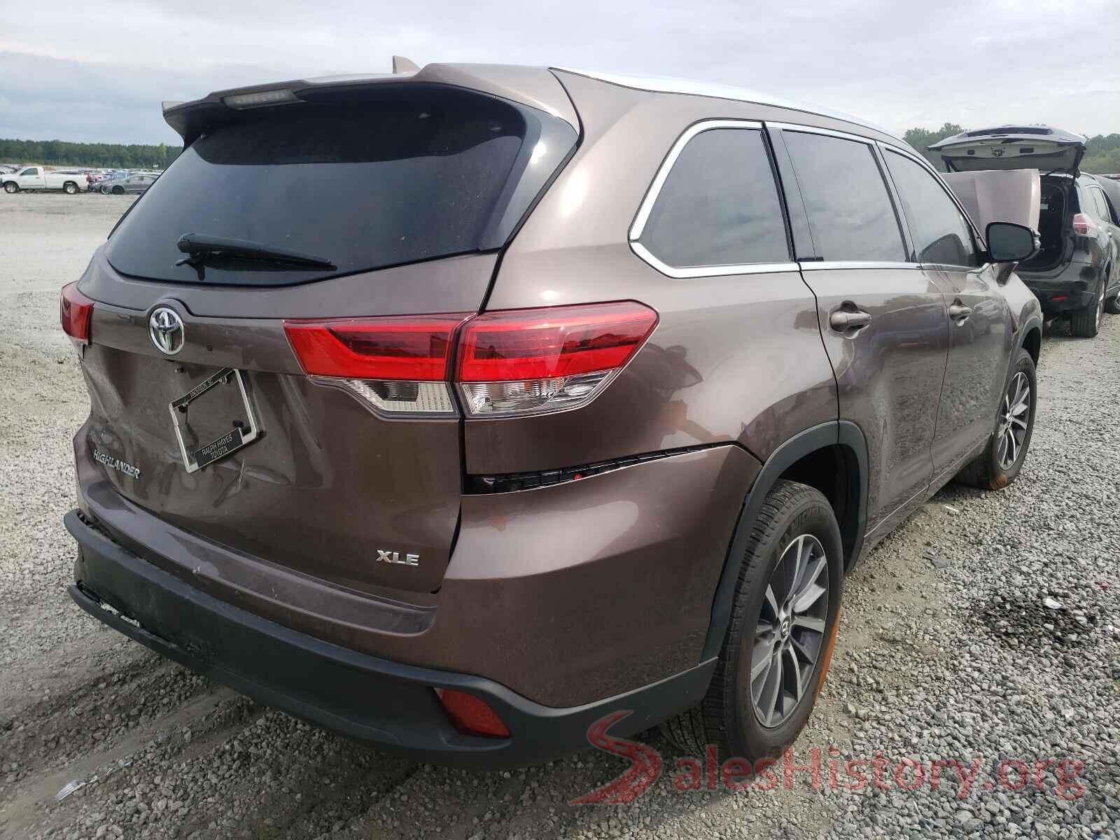 5TDKZRFH8JS279602 2018 TOYOTA HIGHLANDER