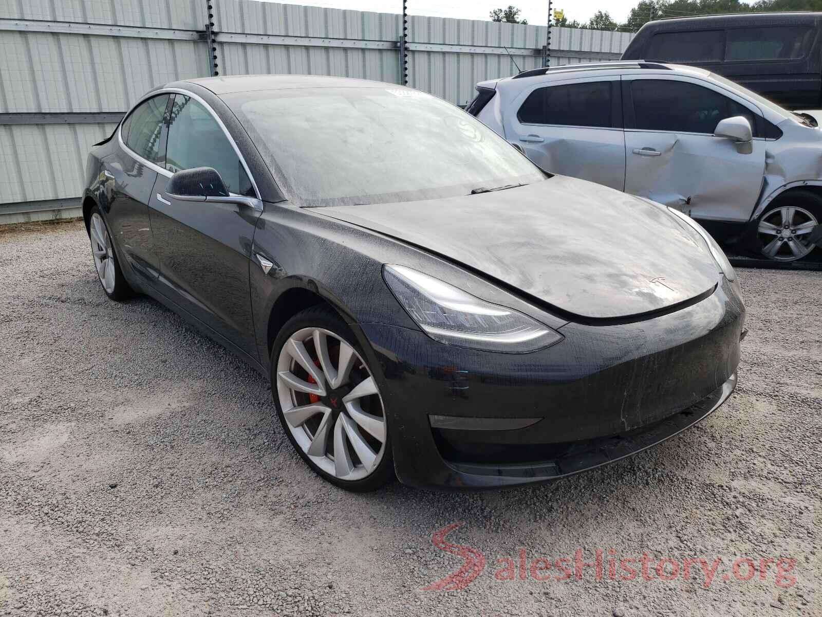 5YJ3E1EB1KF237325 2019 TESLA MODEL 3