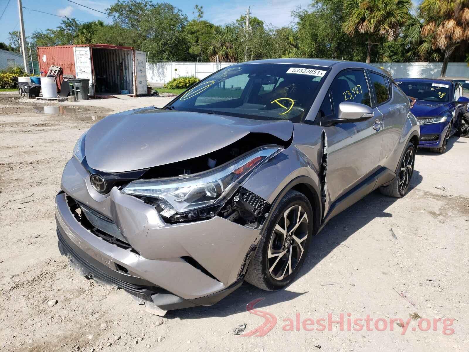 NMTKHMBX4JR041599 2018 TOYOTA C-HR