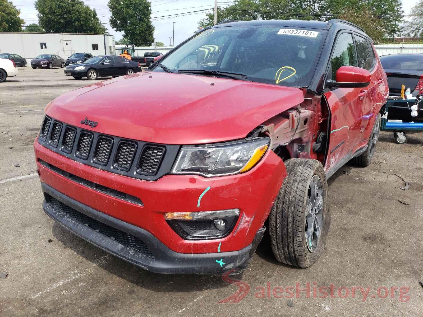 3C4NJDBB0KT781178 2019 JEEP COMPASS