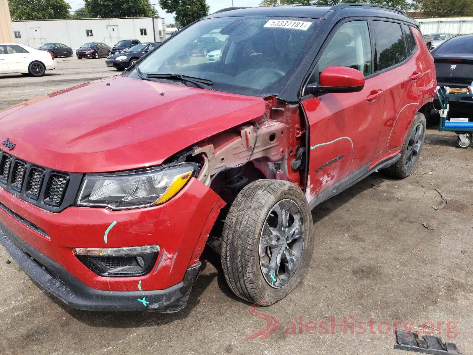 3C4NJDBB0KT781178 2019 JEEP COMPASS