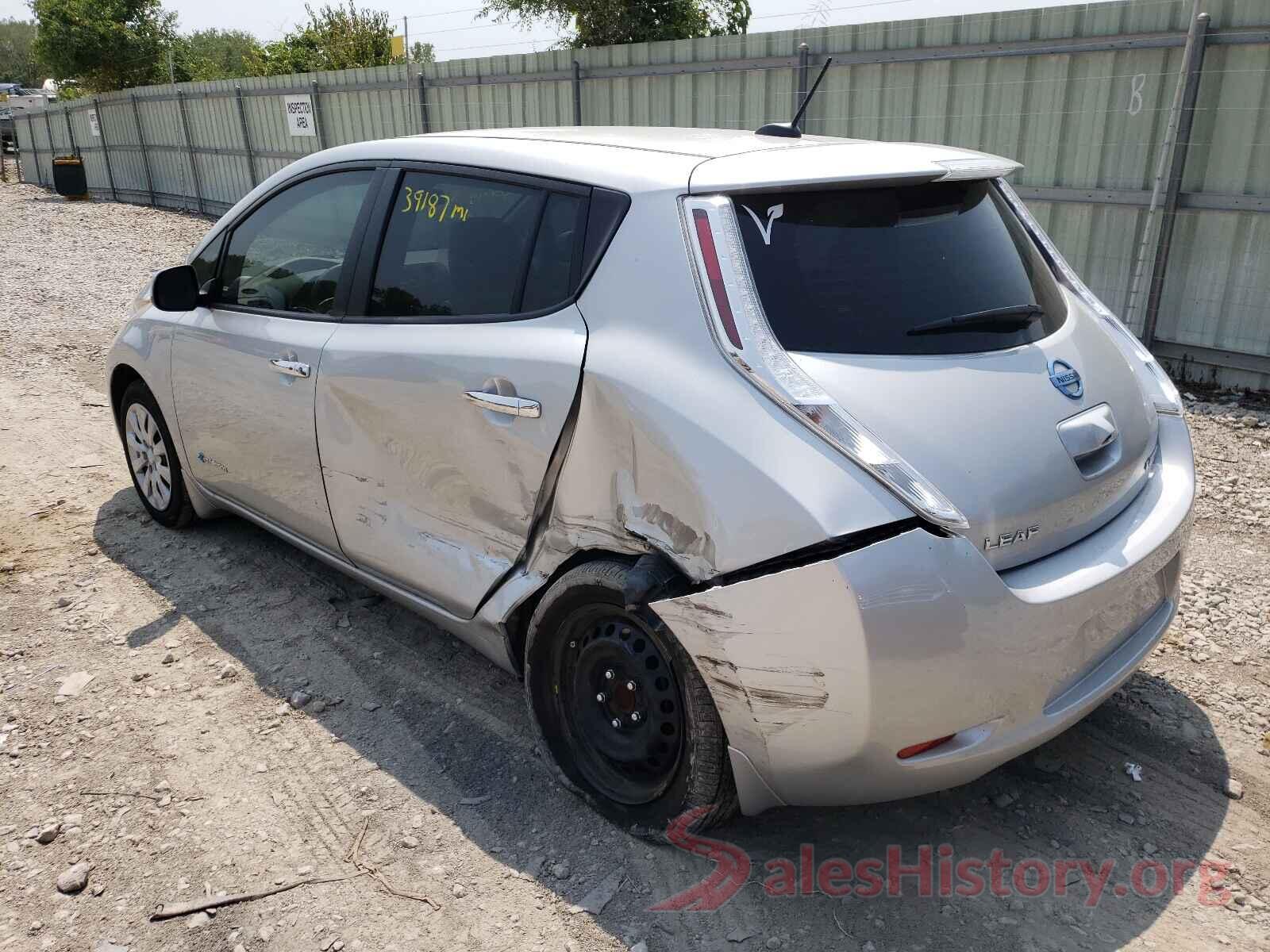 1N4BZ0CP1HC300668 2017 NISSAN LEAF