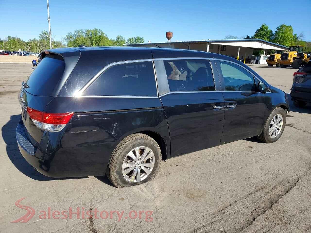 2017 HONDA ODYSSEY VIN 5FNRL5H64HB024514, right side view