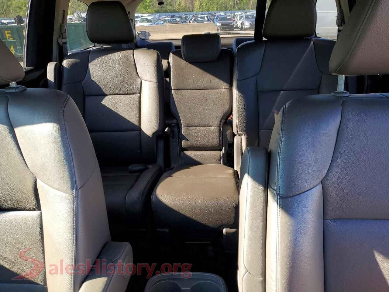 2017 HONDA ODYSSEY VIN 5FNRL5H64HB024514, odometer mileage