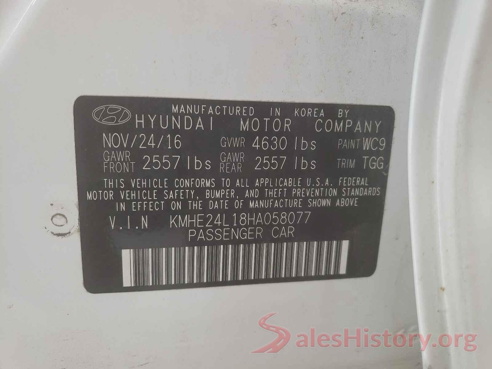 KMHE24L18HA058077 2017 HYUNDAI SONATA