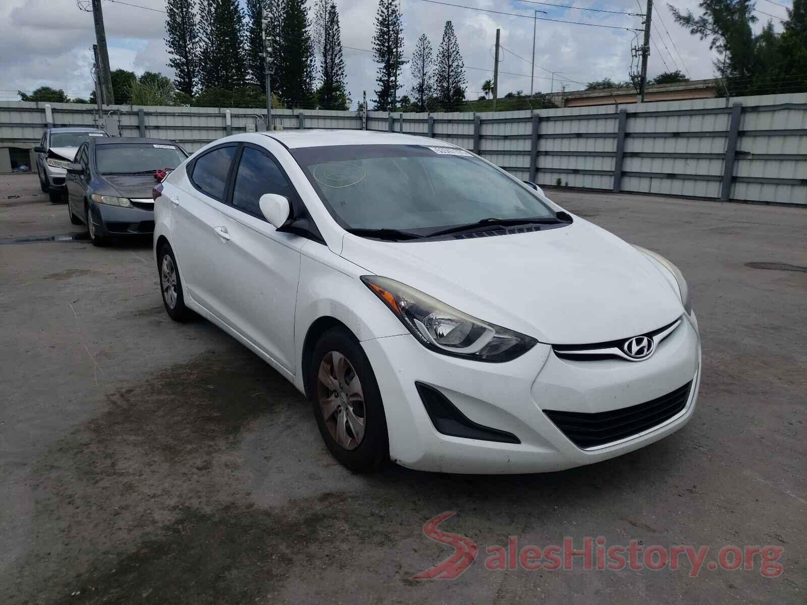 5NPDH4AE9GH747783 2016 HYUNDAI ELANTRA