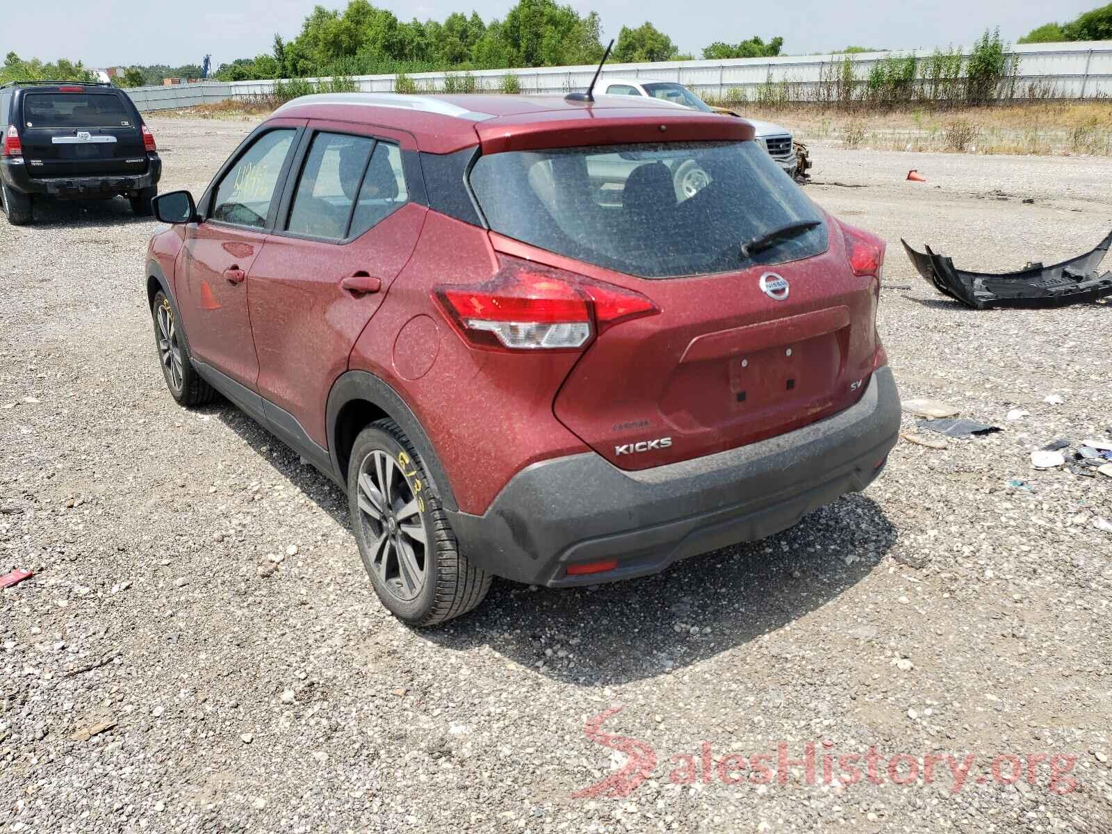 3N1CP5CUXKL551520 2019 NISSAN KICKS