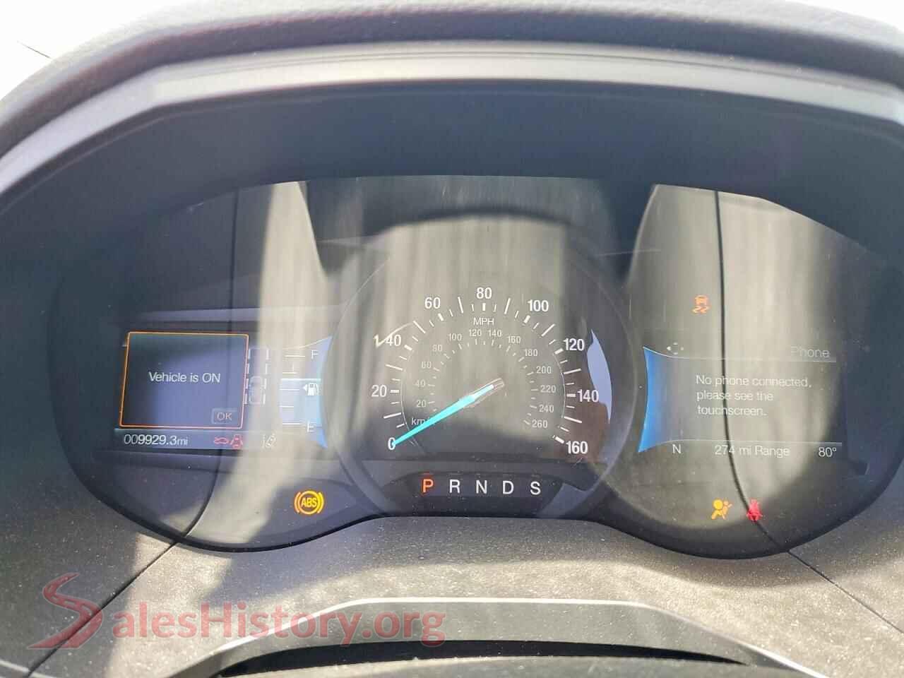 2022 FORD EDGE VIN 2FMPK4J99NBA96029, interior center console