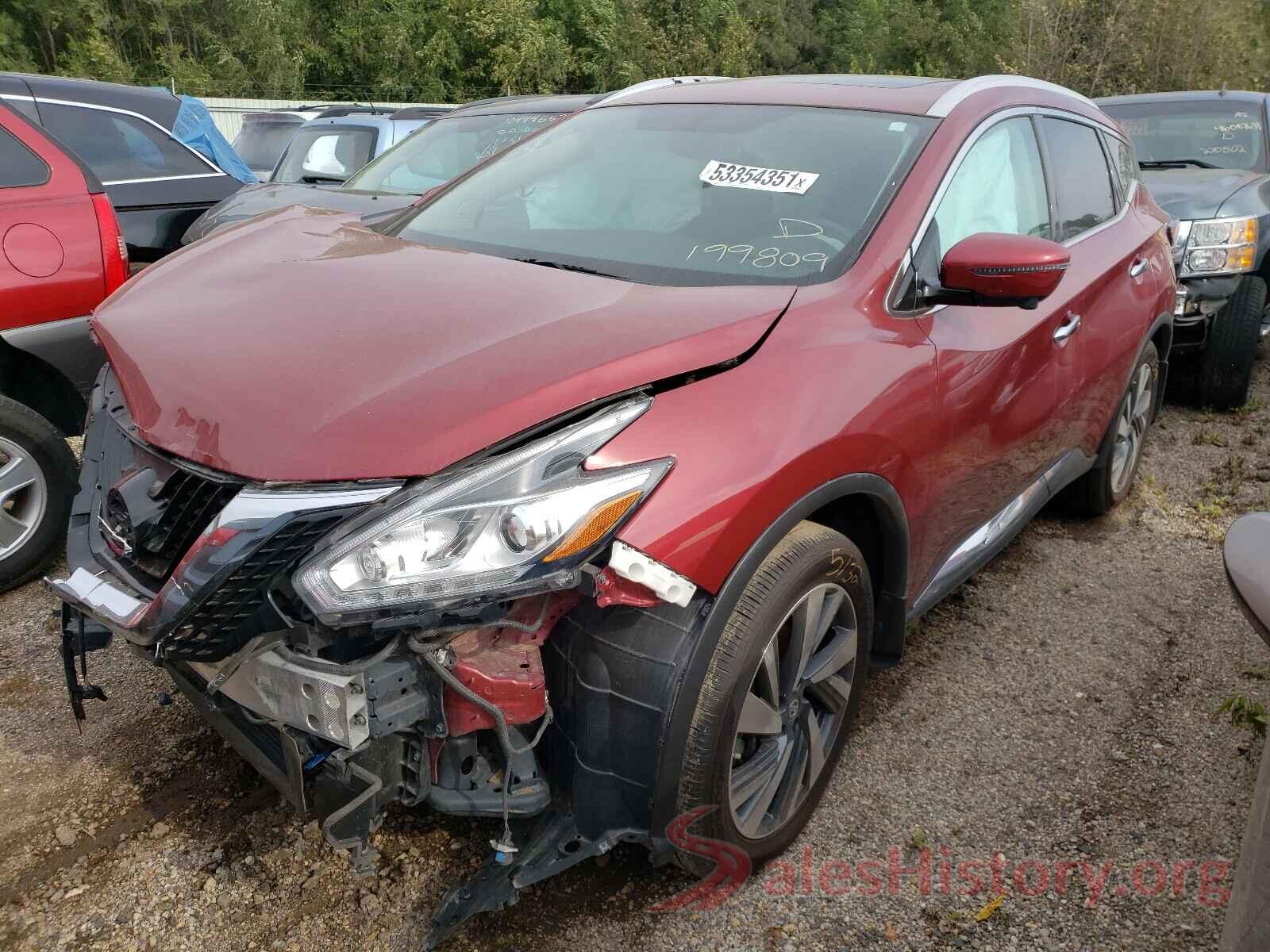 5N1AZ2MH0HN199809 2017 NISSAN MURANO