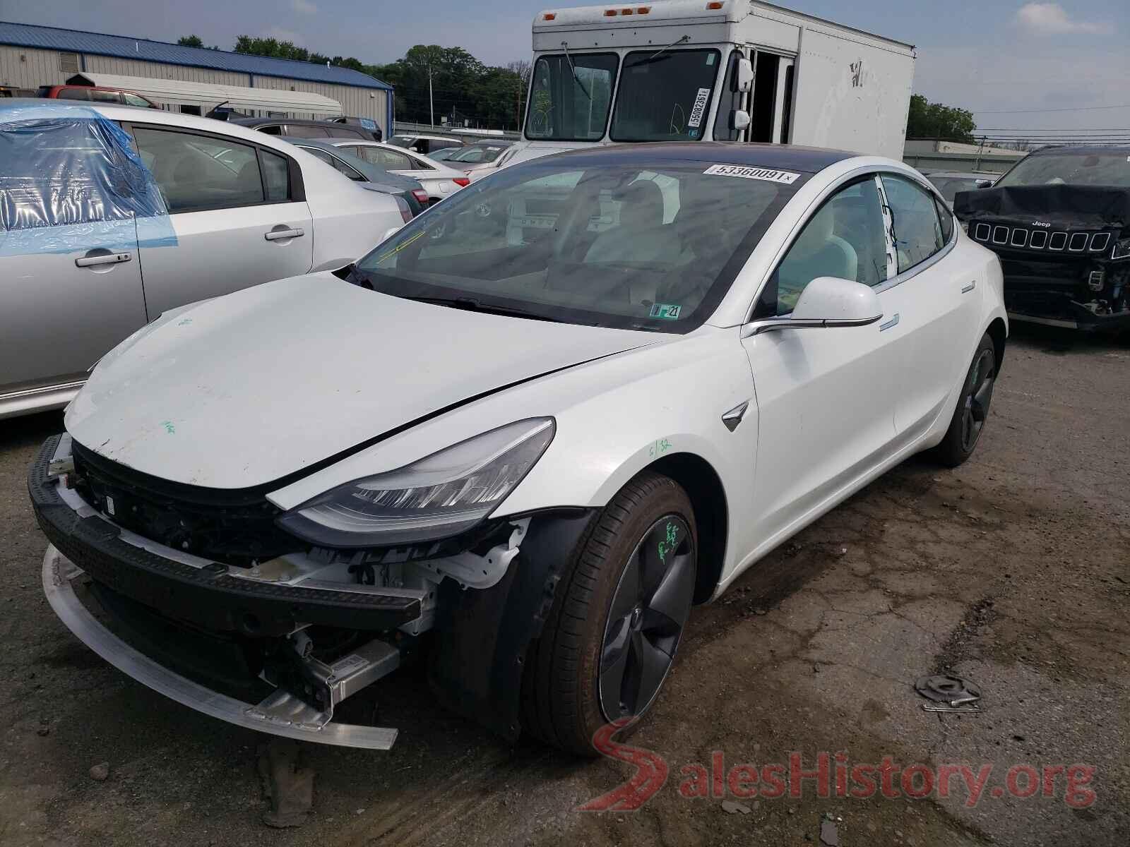 5YJ3E1EBXJF098052 2018 TESLA MODEL 3