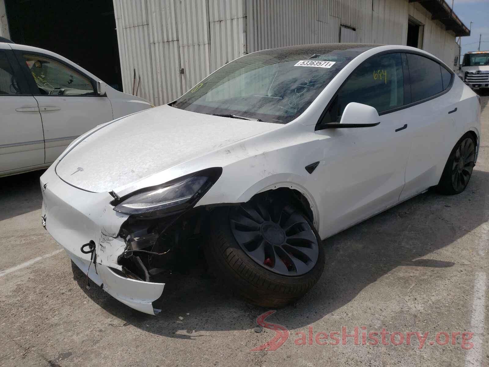 5YJYGDEF2MF216538 2021 TESLA MODEL Y