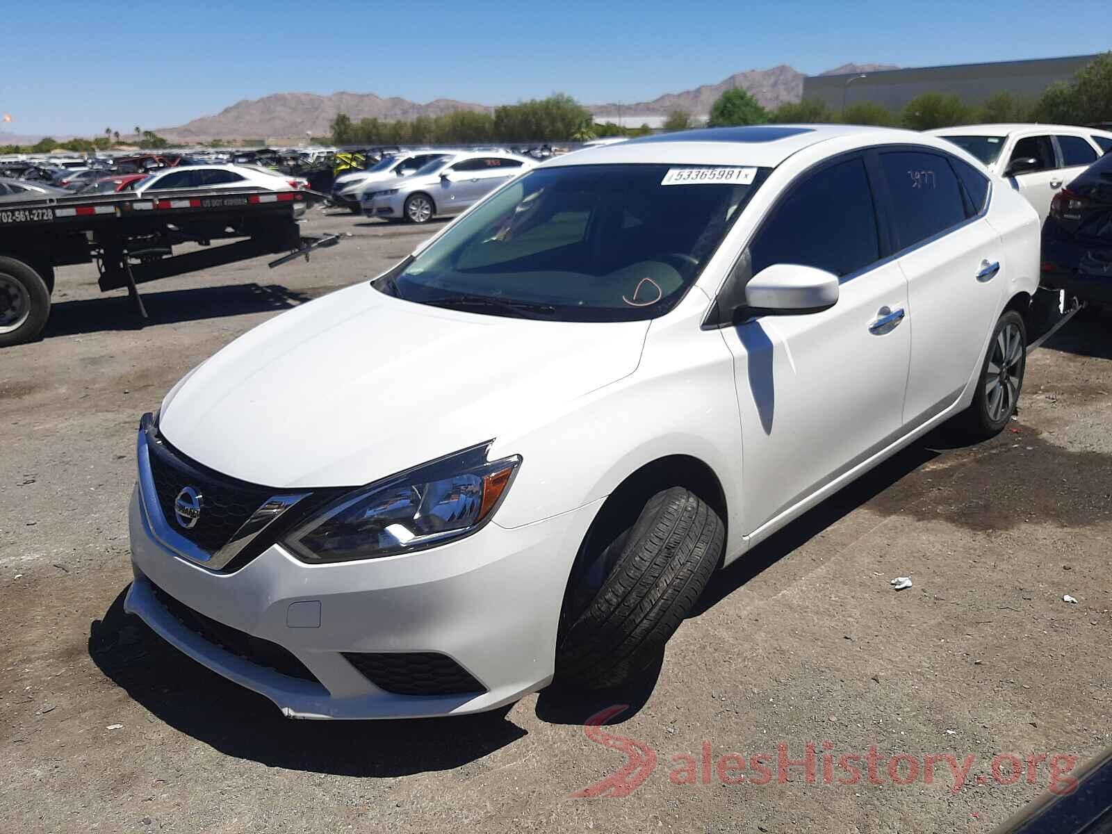 3N1AB7APXKY264115 2019 NISSAN SENTRA