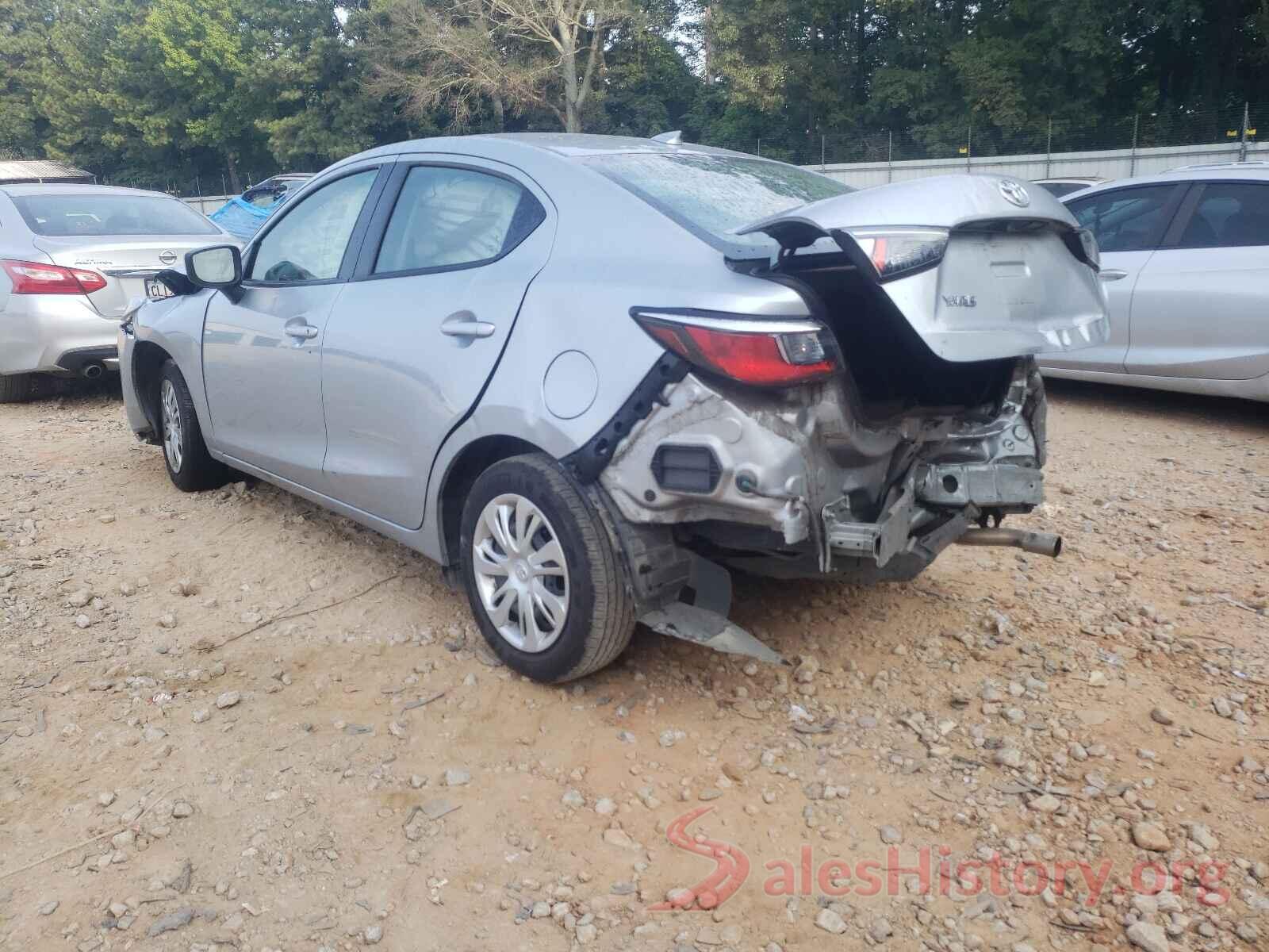 3MYDLBYV1KY525020 2019 TOYOTA YARIS